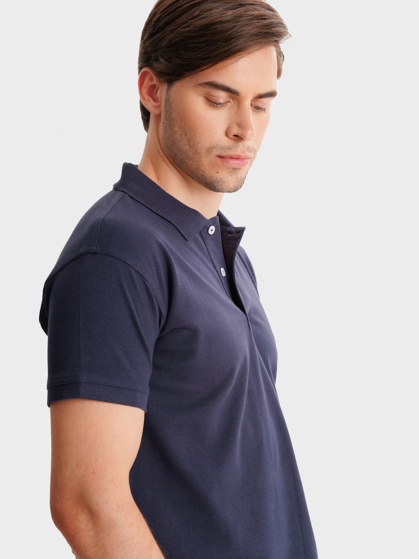POLO AZUL MANGA CURTA REGULAR FIT MR. BLUE