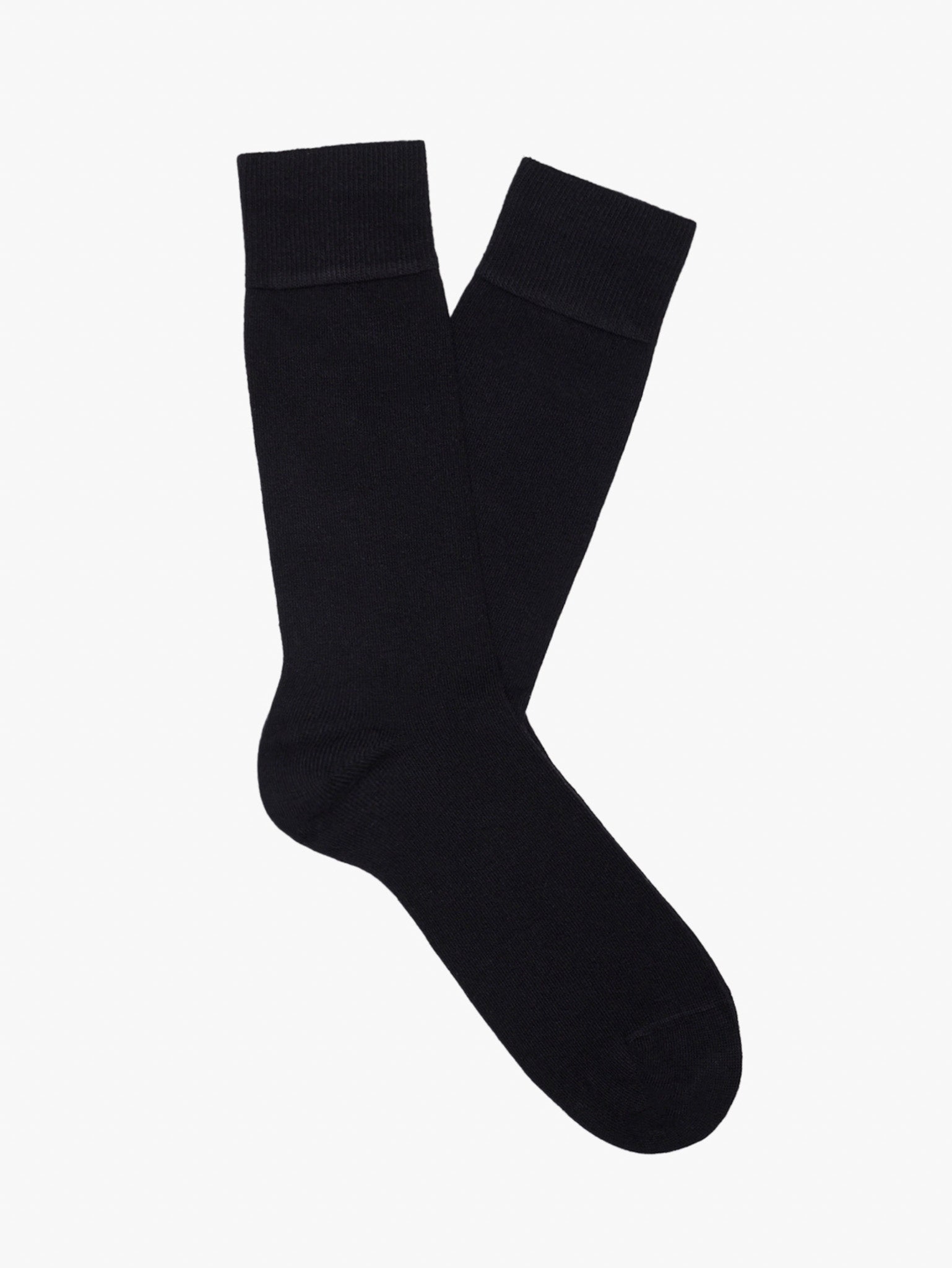 MEIAS LÃ PRETAS REGULAR FIT MR. BLUE