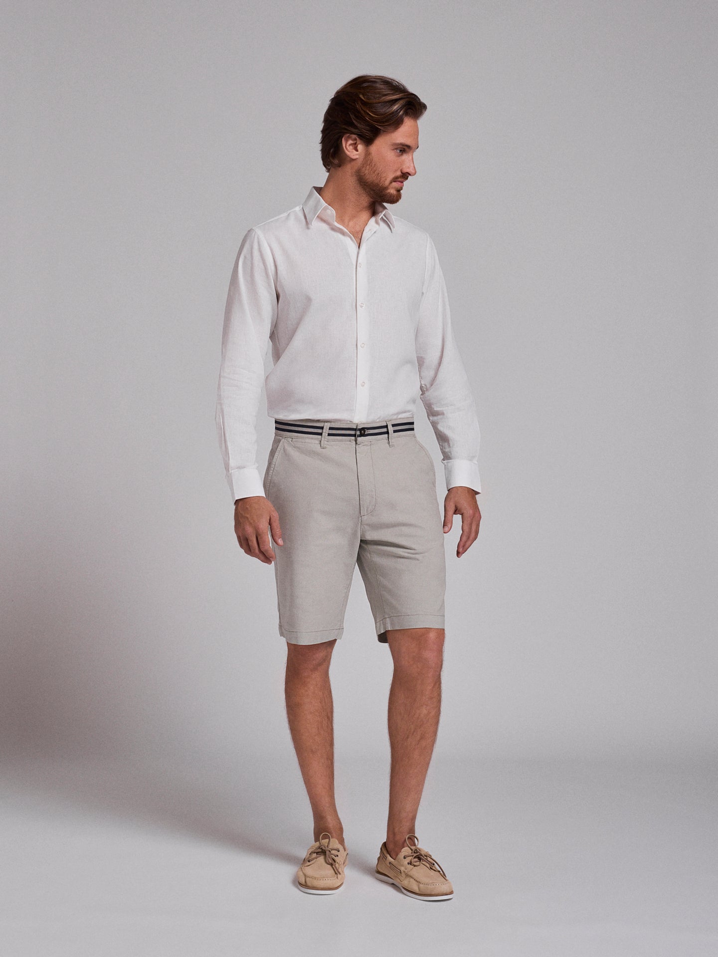 BERMUDA ALGODÃO VERDES REGULAR FIT MR. BLUE