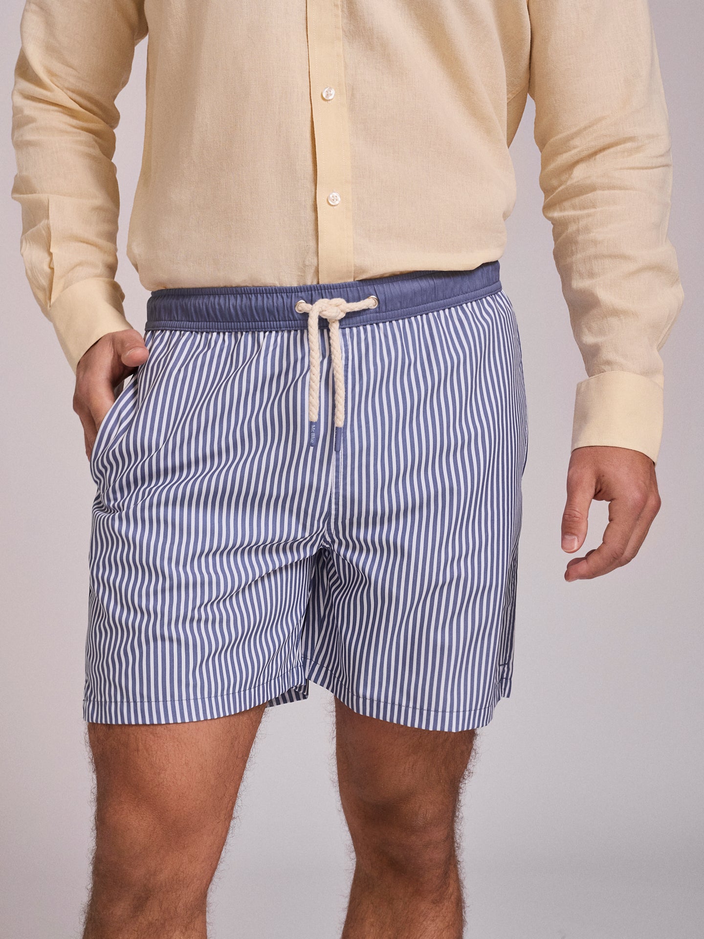 FATO BANHO AZUL REGULAR FIT MR. BLUE