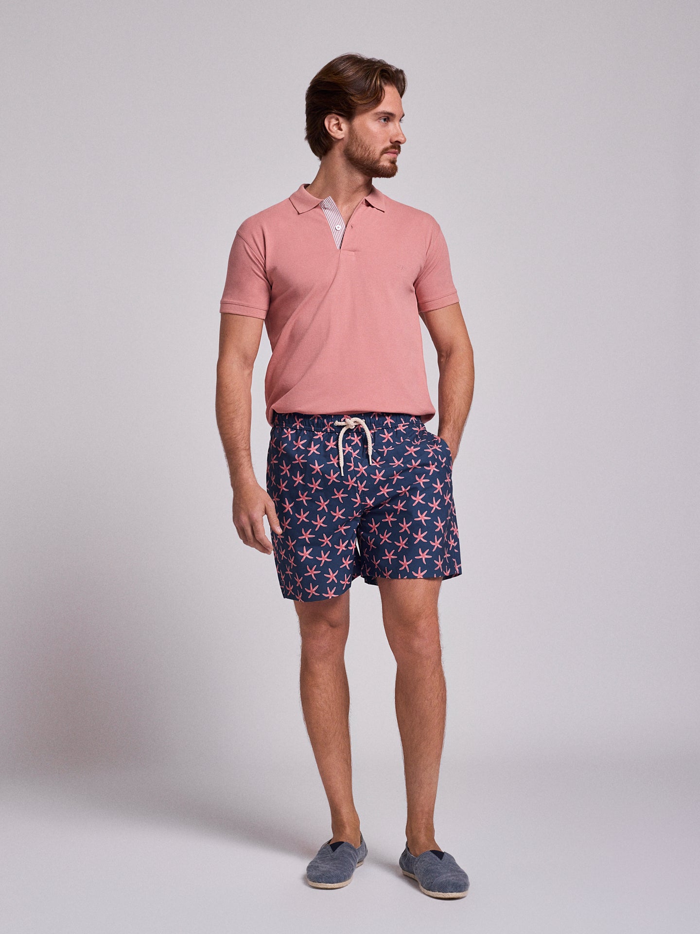 FATO BANHO AZUL REGULAR FIT MR. BLUE