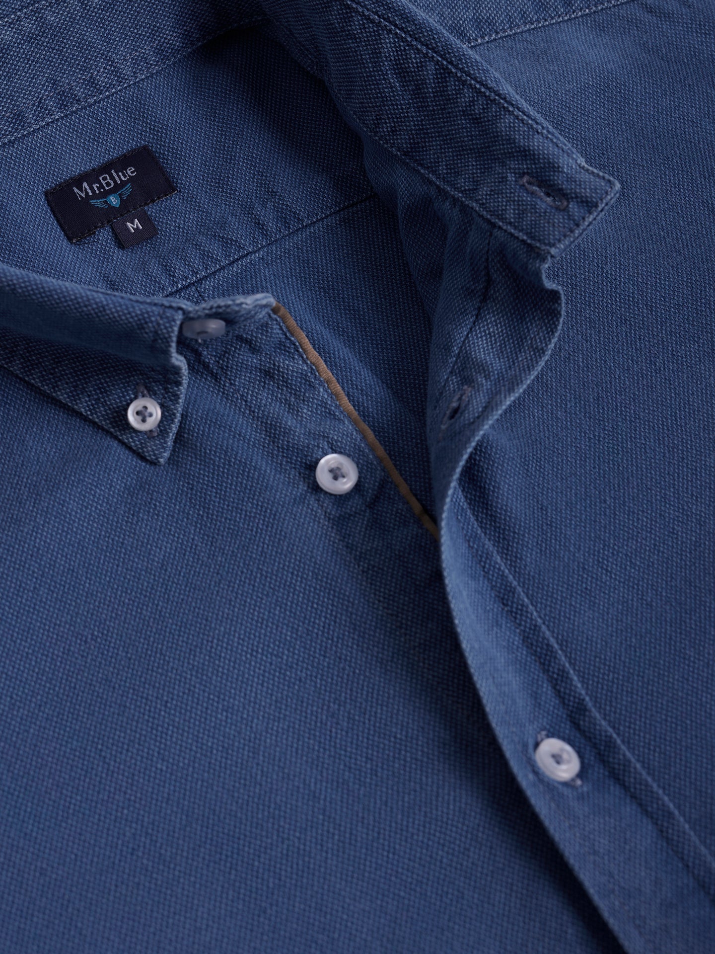 CAMISA AZUL REGULAR FIT MR. BLUE