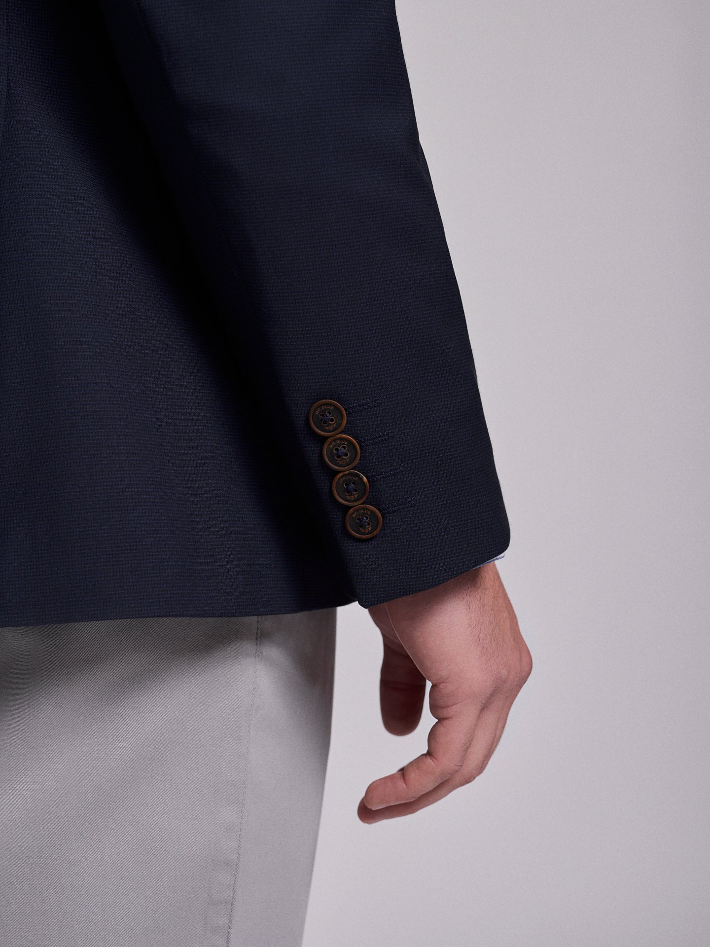 BLAZER AZUL MANGA COMPRIDA REGULAR FIT MR. BLUE