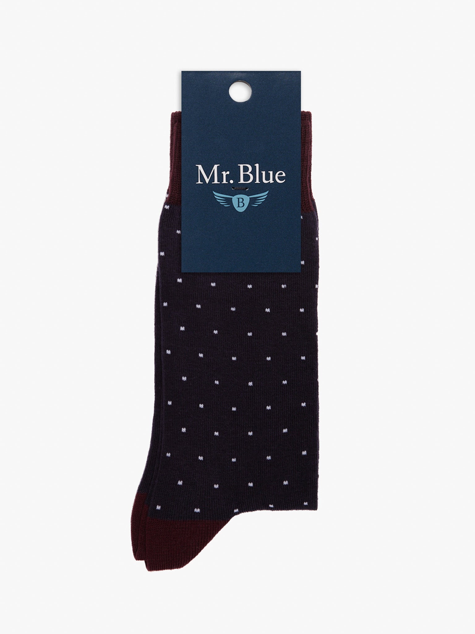 MEIAS AZUIS REGULAR FIT MR. BLUE