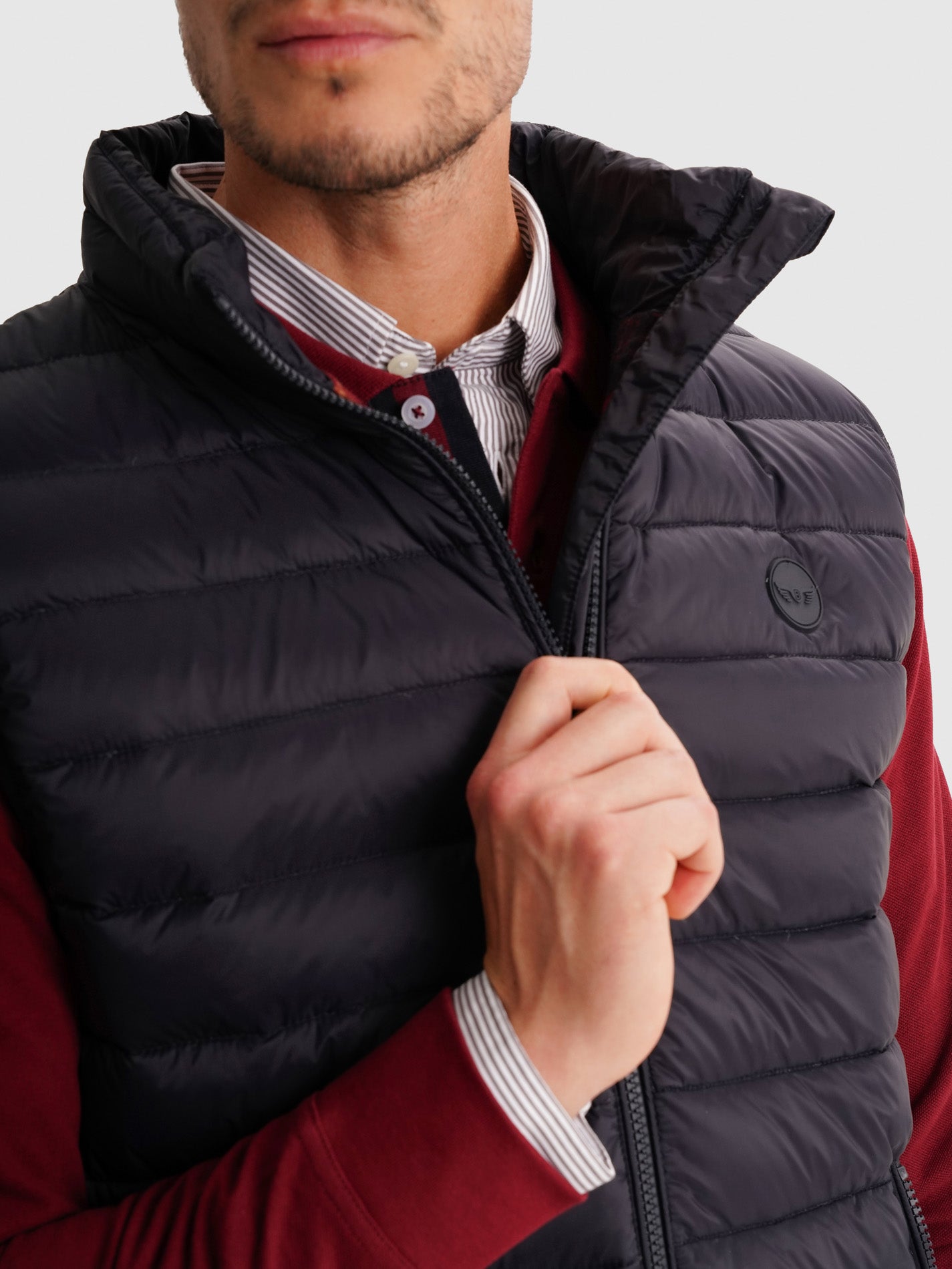 BLUSÃO AZUL REGULAR FIT MR. BLUE