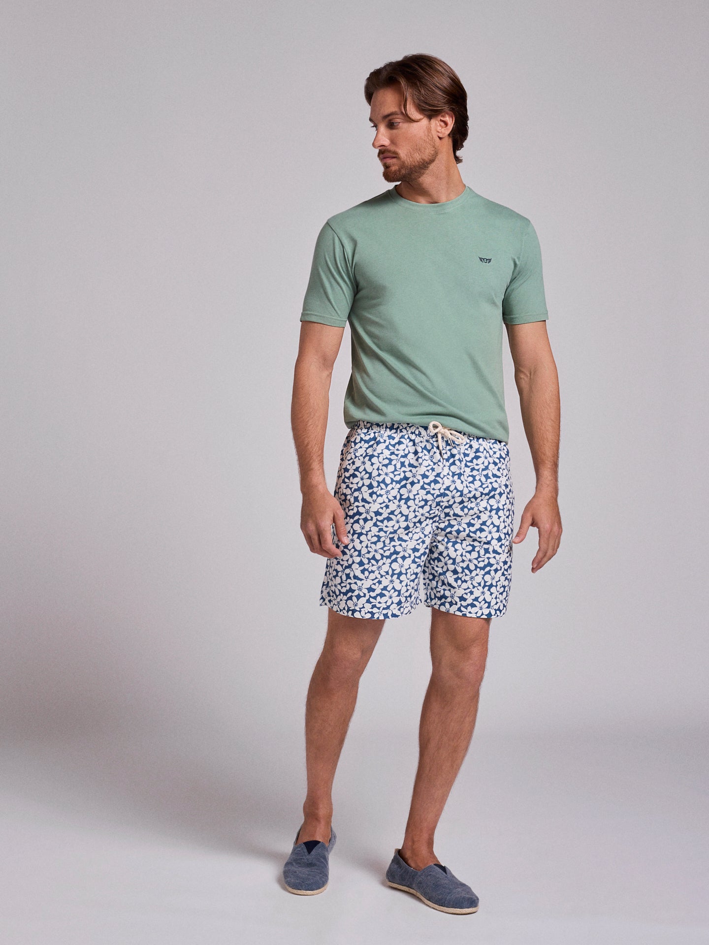 FATO BANHO AZUL REGULAR FIT MR. BLUE