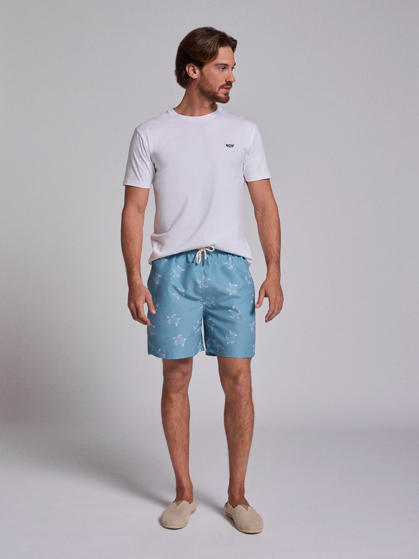 FATO BANHO AZUL REGULAR FIT MR. BLUE