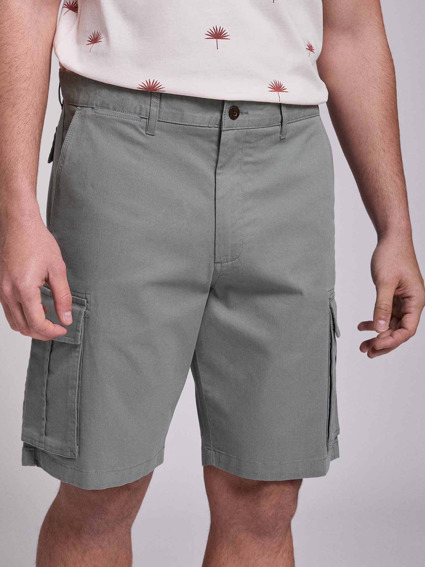 BERMUDA ALGODÃO VERDES REGULAR FIT MR. BLUE