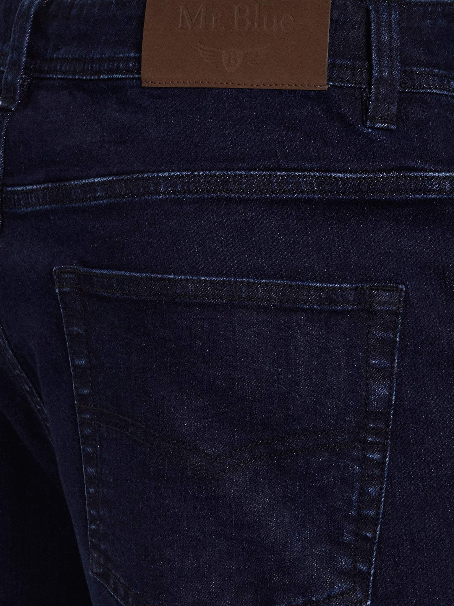 CALÇAS GANGA AZUIS REGULAR FIT MR. BLUE