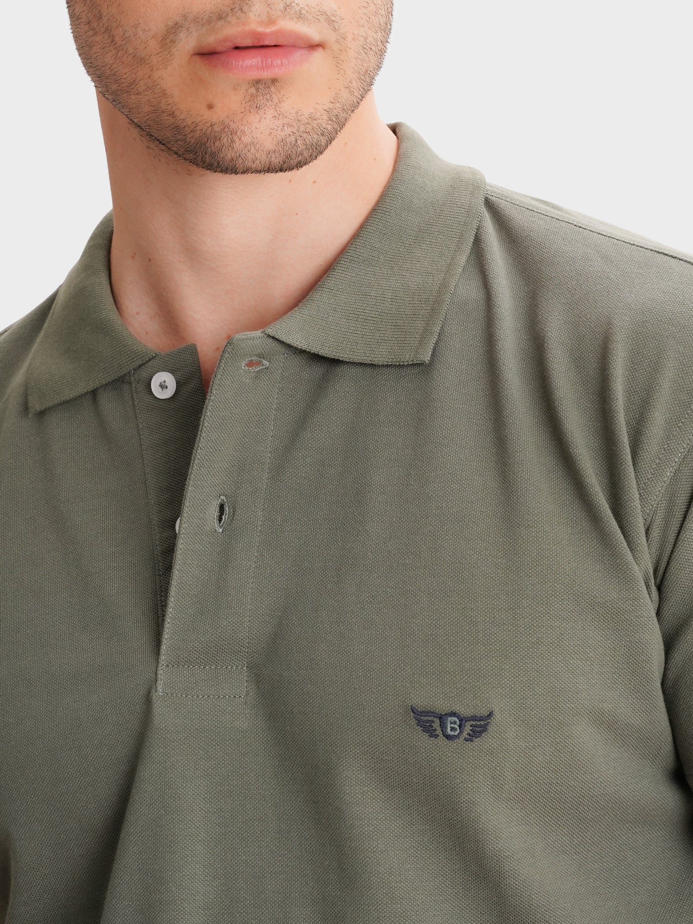 POLO VERDE MANGA CURTA REGULAR FIT MR. BLUE