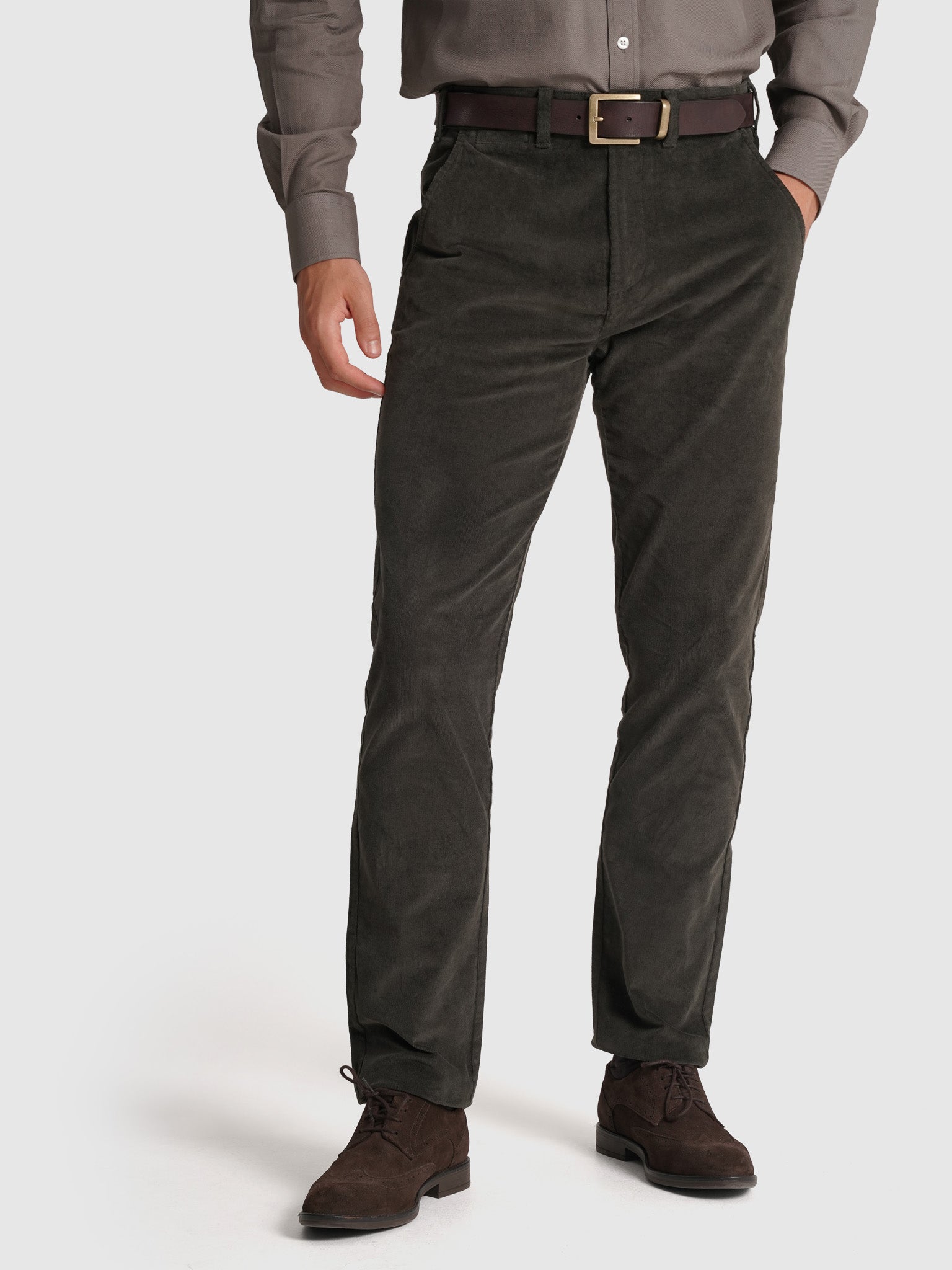 CALÇAS ALGODÃO VERDES CLASSIC FIT MR. BLUE