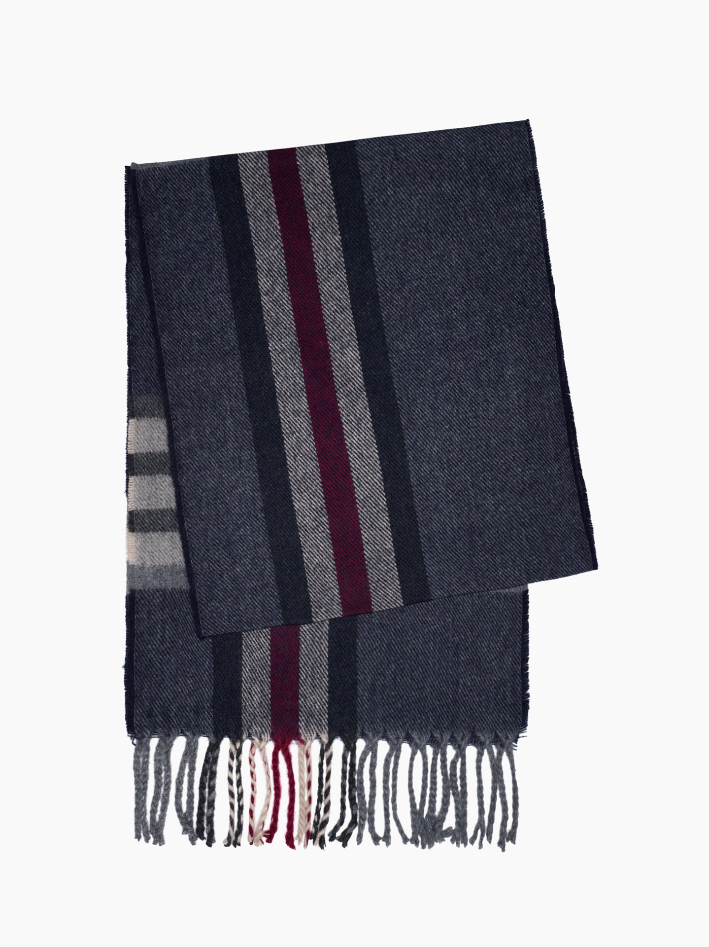 GRAY SCARF MR. BLUE