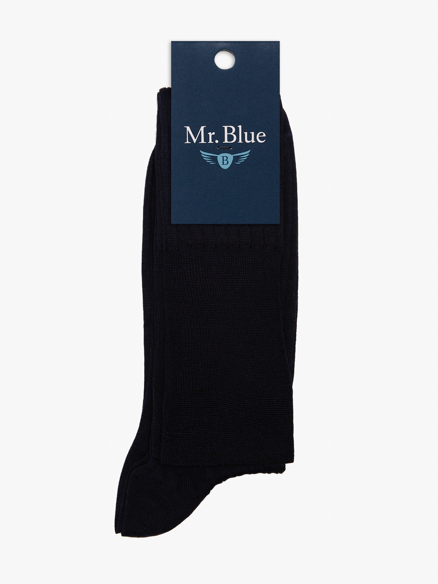 MEIAS AZUIS REGULAR FIT MR. BLUE