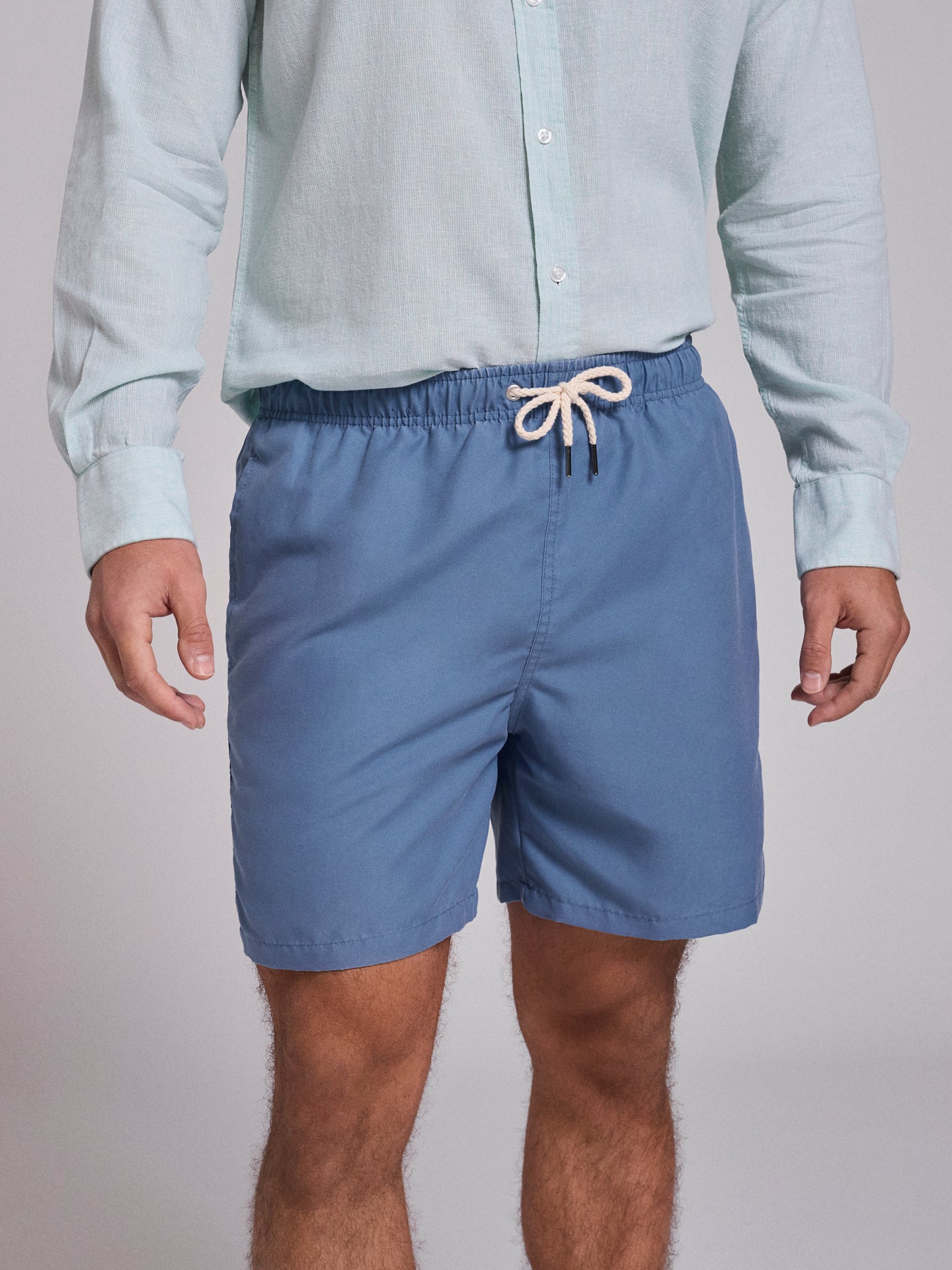 FATO BANHO AZUL REGULAR FIT MR. BLUE