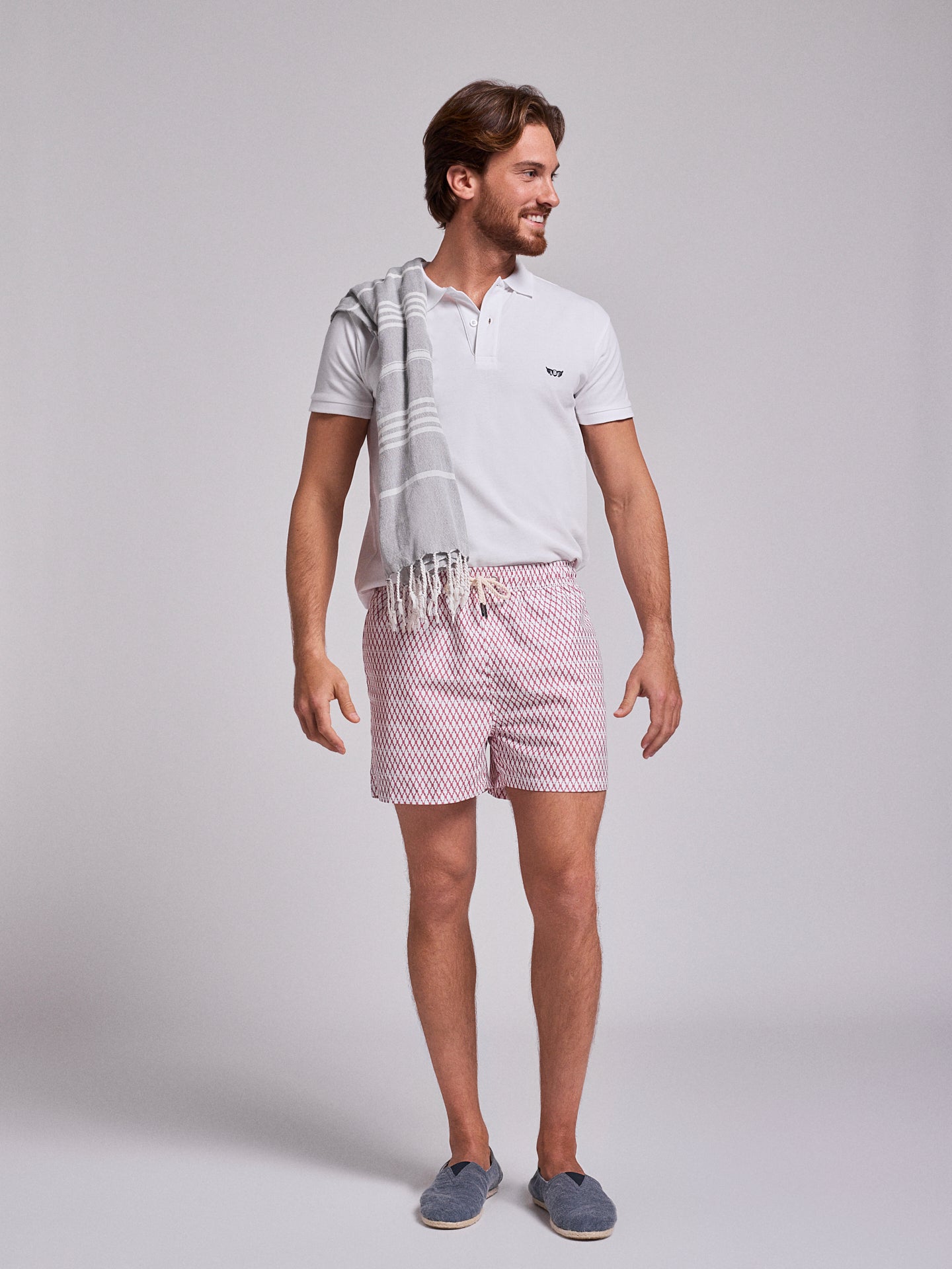 FATO BANHO ROSA REGULAR FIT MR. BLUE