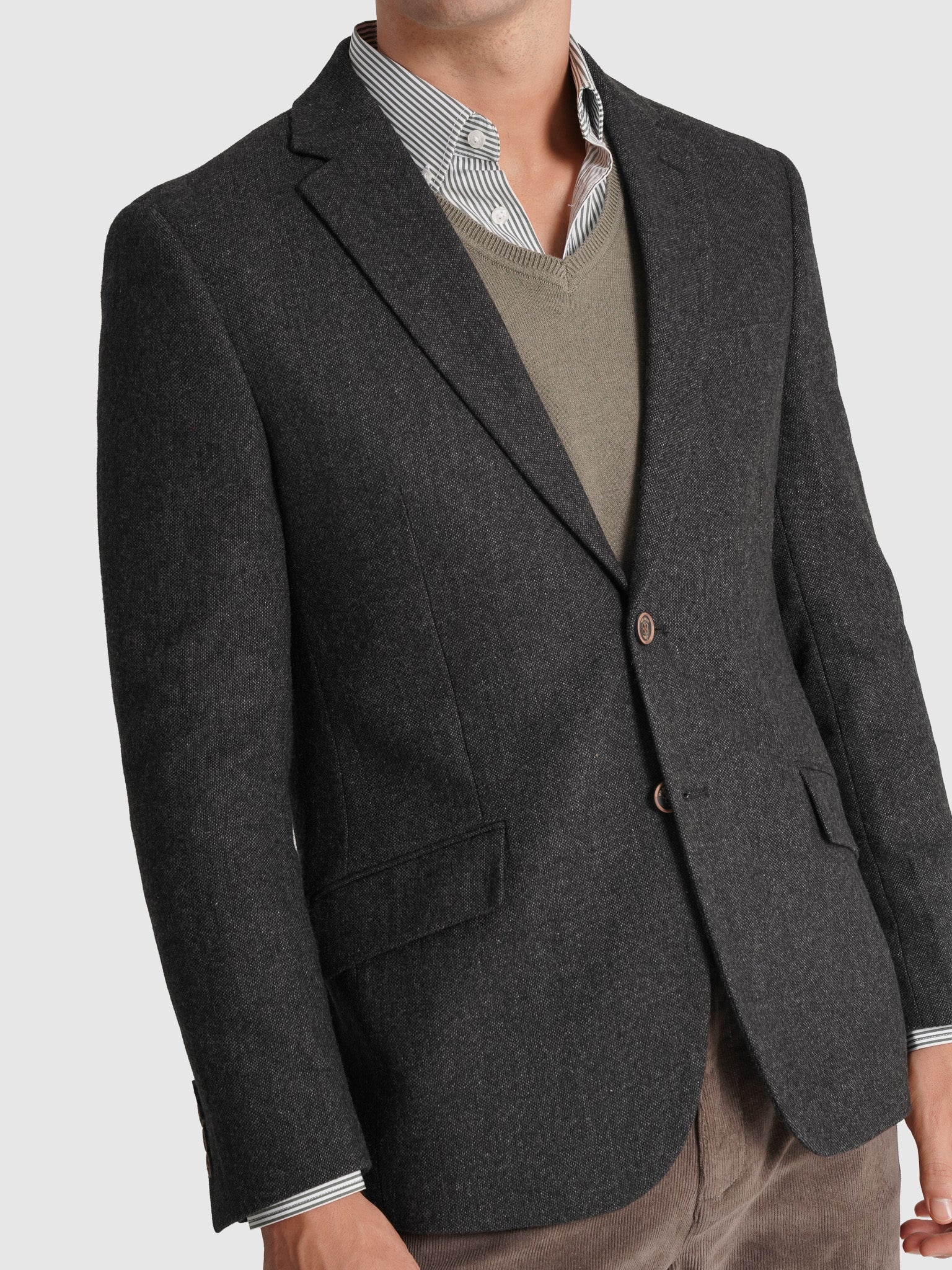 BLAZER CINZENTO REGULAR FIT MR. BLUE