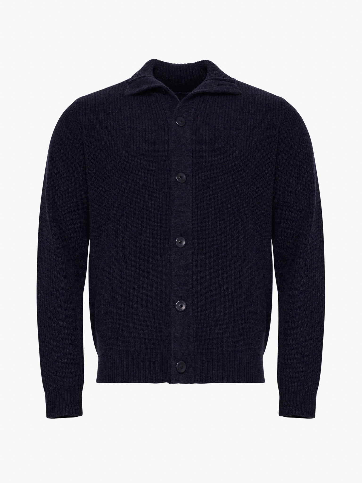 PULLOVER LÃ MERINO AZUL MANGA COMPRIDA REGULAR FIT MARK BELLUCCI