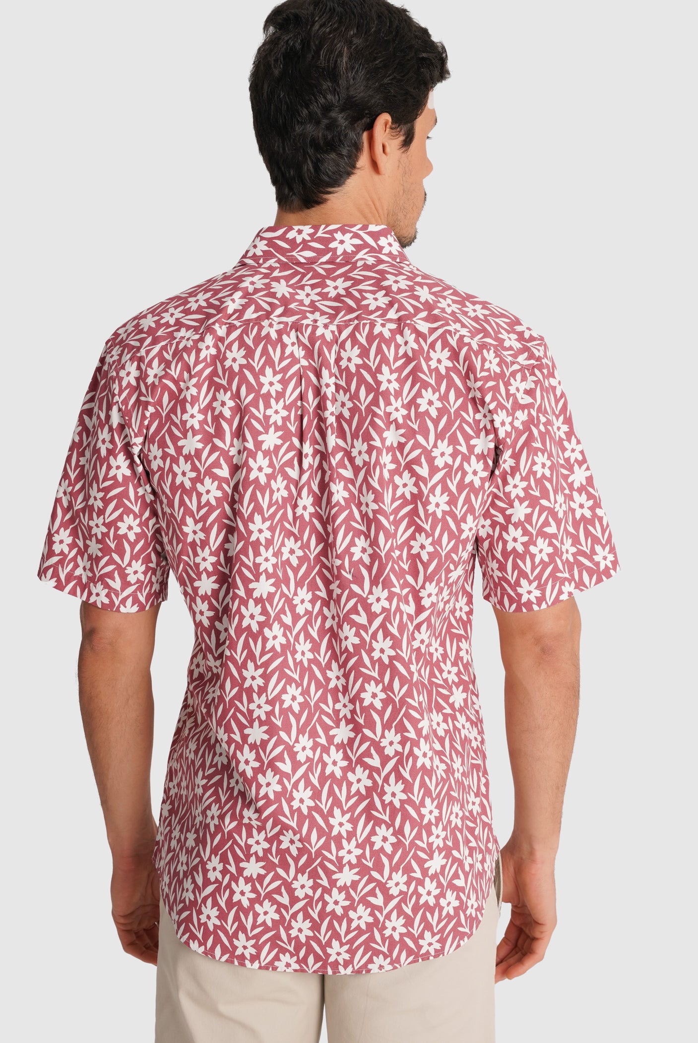 CAMISA ROSA MANGA CURTA REGULAR FIT MR. BLUE