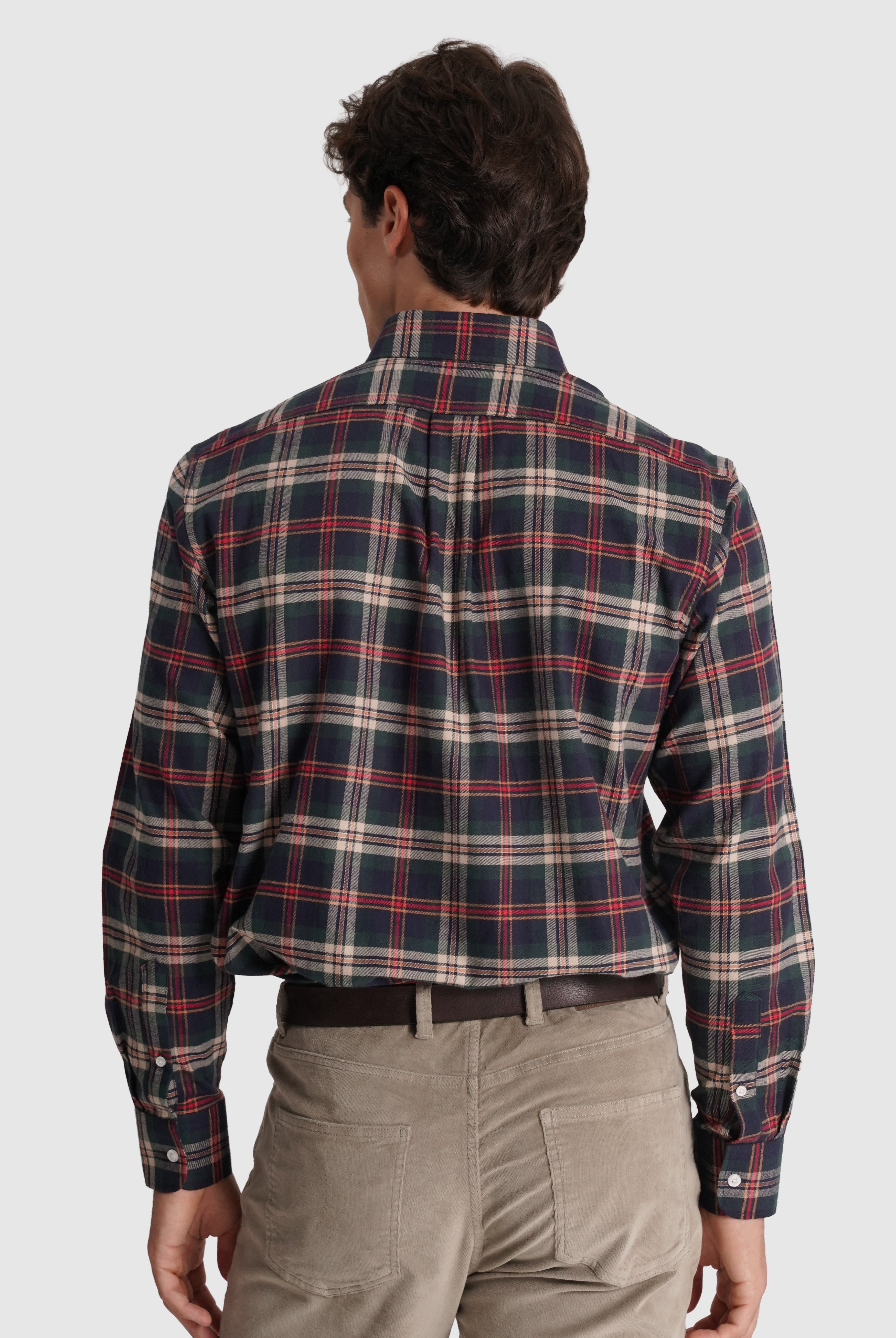 Camisa Flanela Azul Manga Comprida Regular Fit Mr. Blue