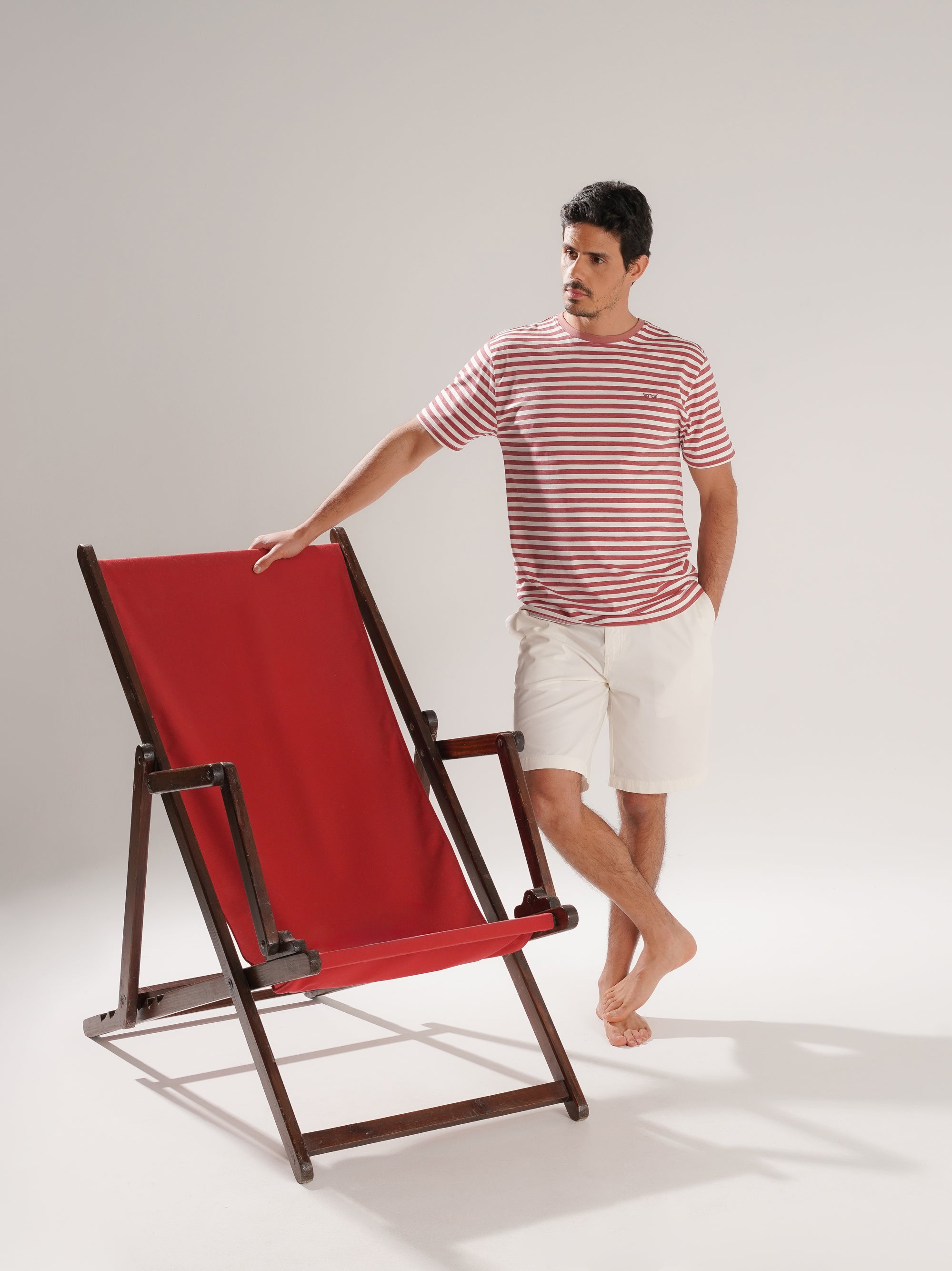 T-SHIRT ROSA MANGA CURTA REGULAR FIT MR. BLUE