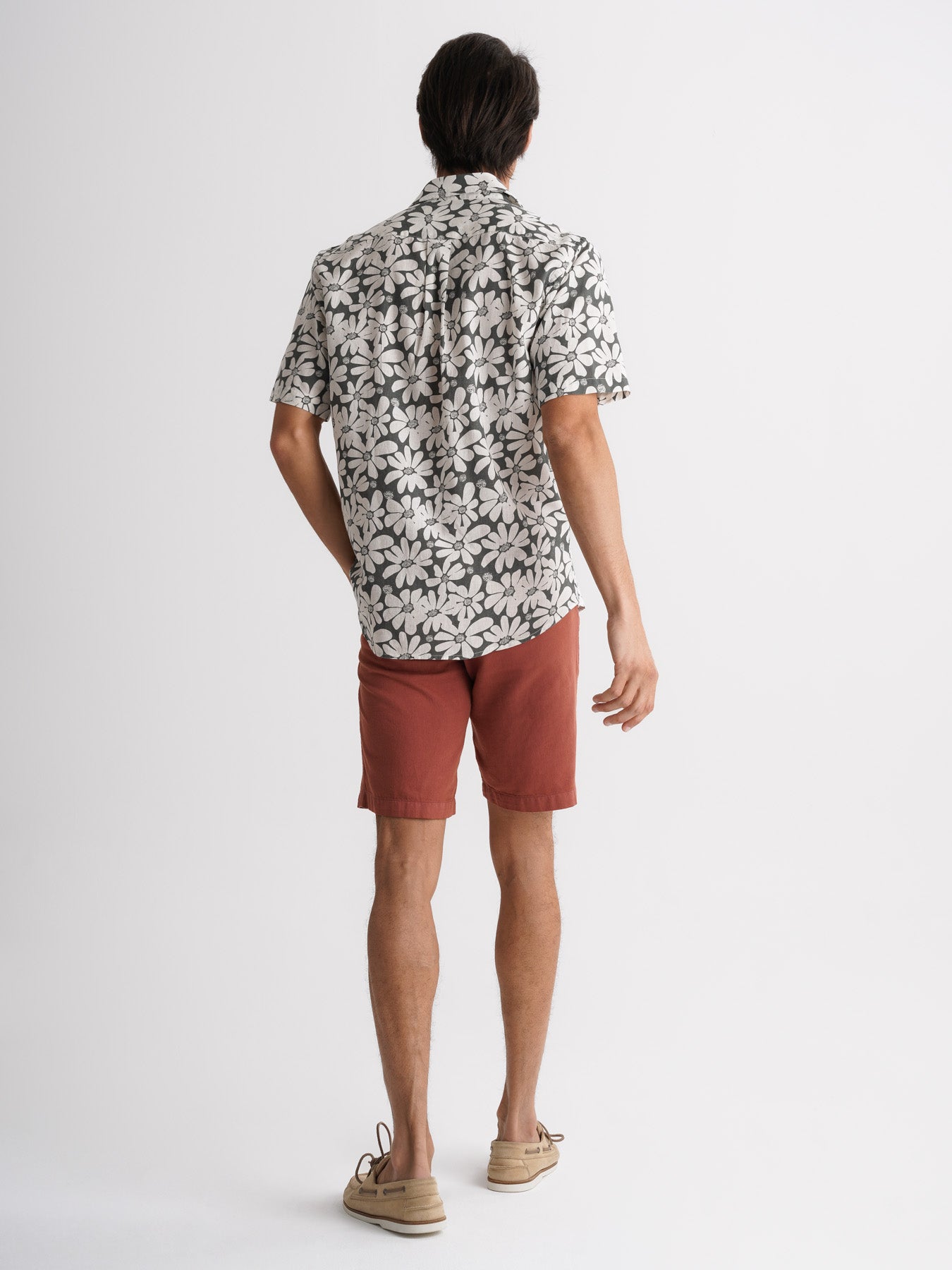 Camisa Regular Fit Linho Cinzenta Mr. Blue