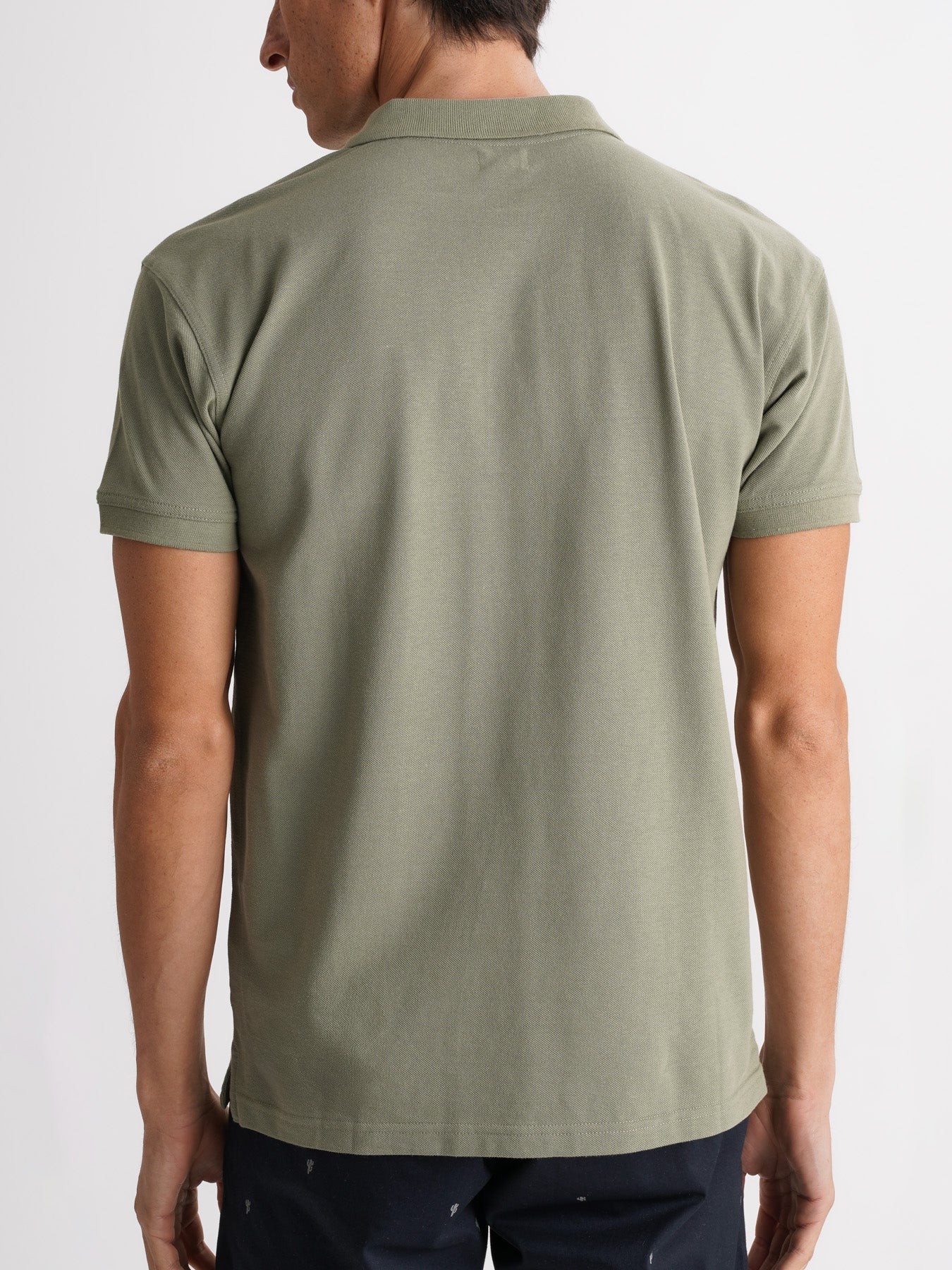 Polo Regular Fit Piquet Verde Mr. Blue