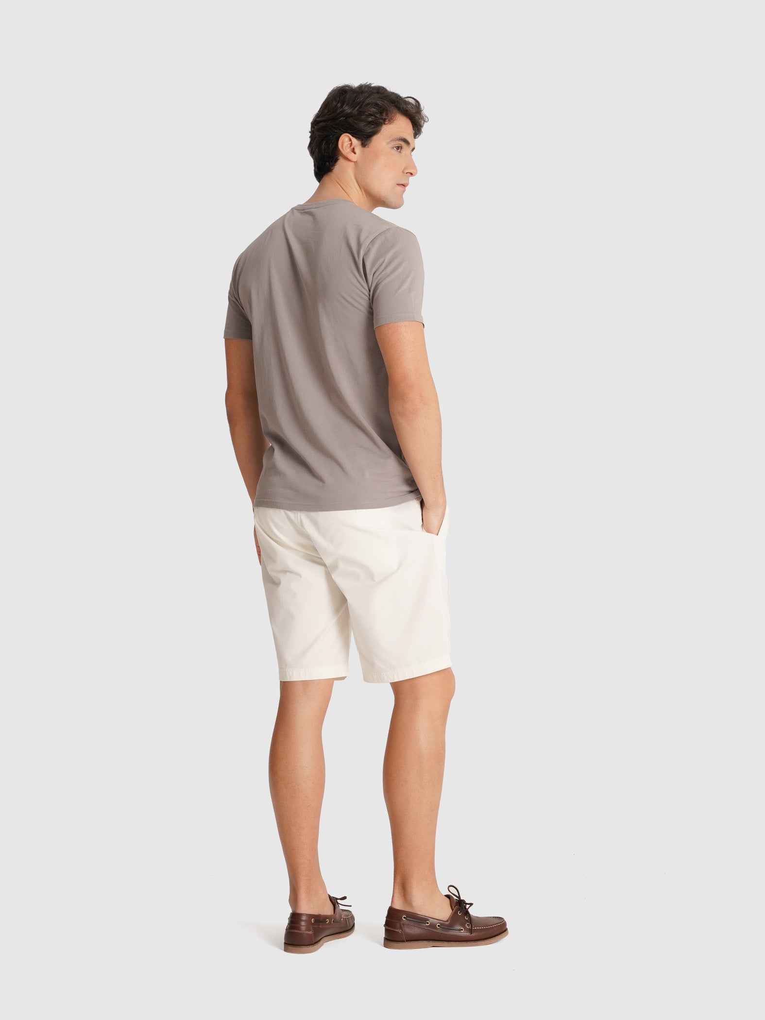 T-SHIRT CINZENTA MANGA CURTA REGULAR FIT MR. BLUE