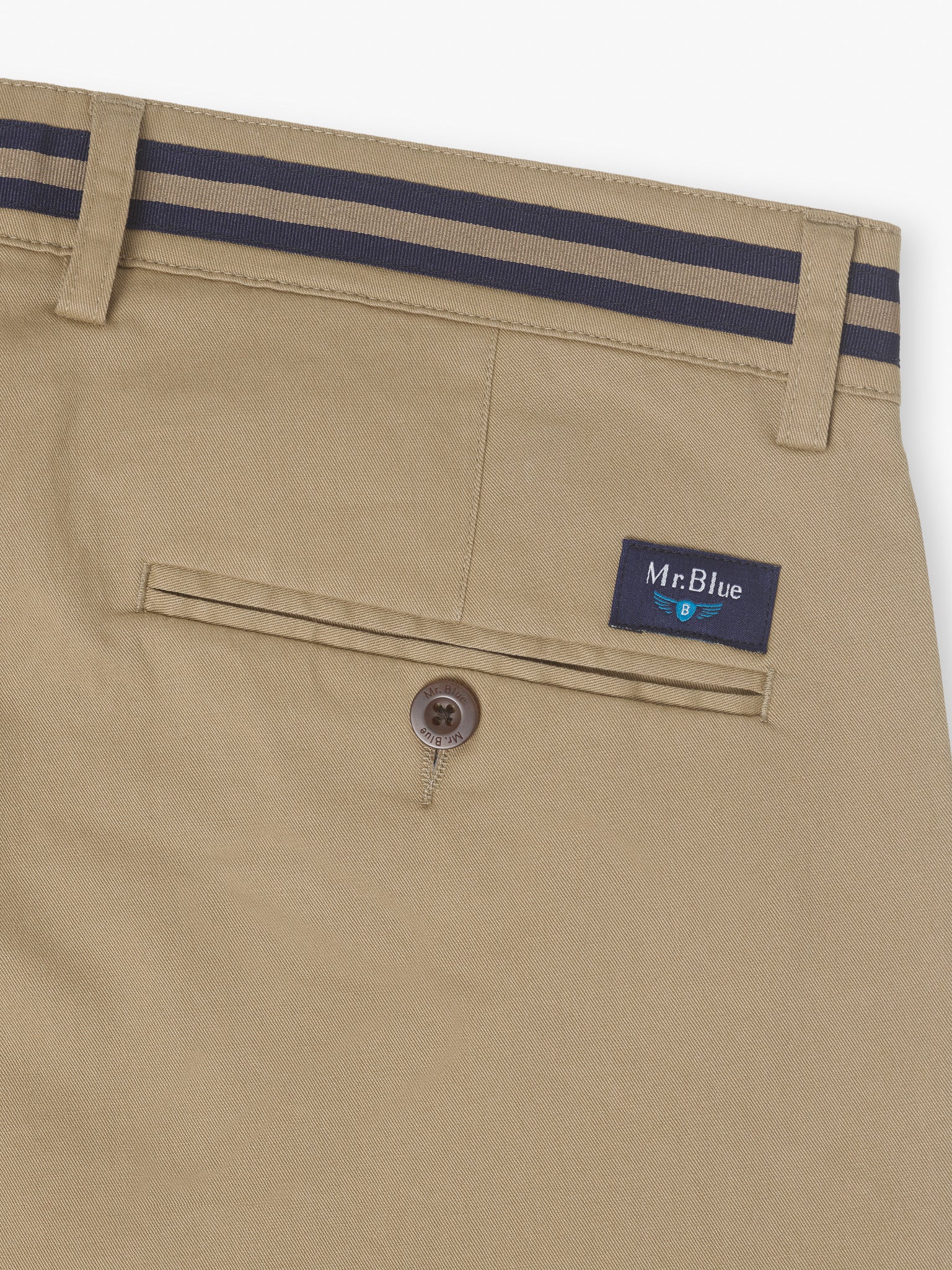 CALÇA CAMEL REGULAR FIT MR. BLUE