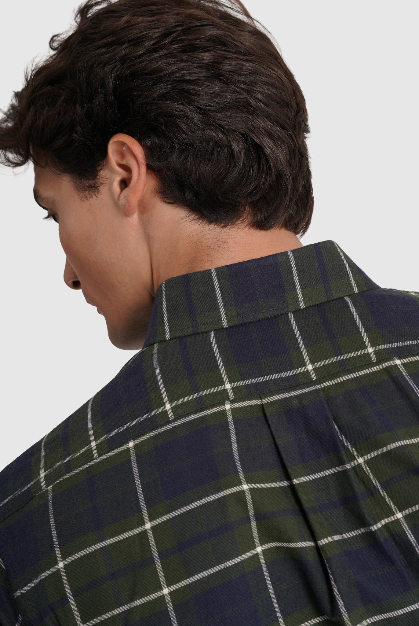 Camisa Flanela Azul Manga Comprida Regular Fit Mr. Blue