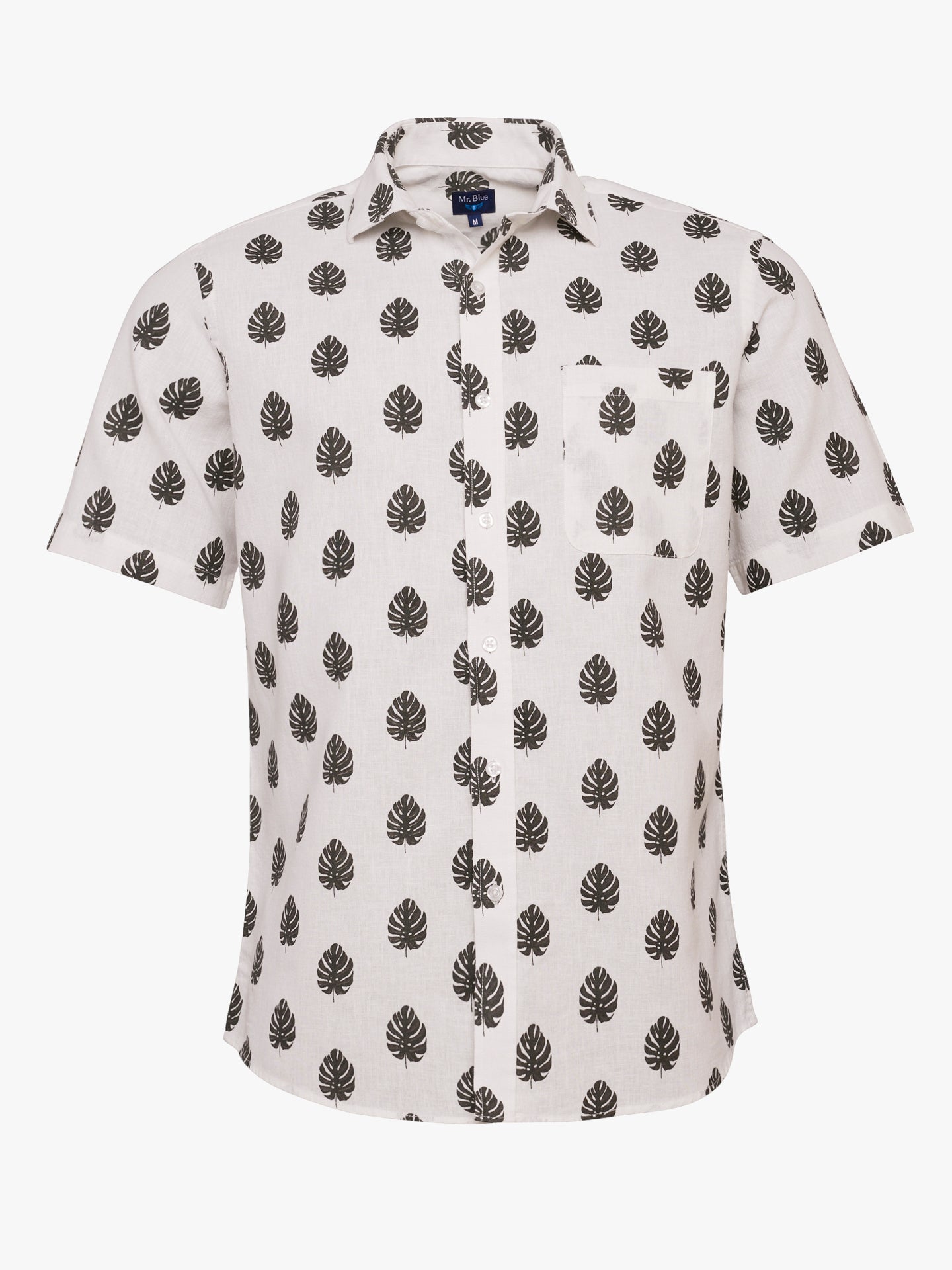 Camisa Regular Fit Linho Cinzenta Mr. Blue