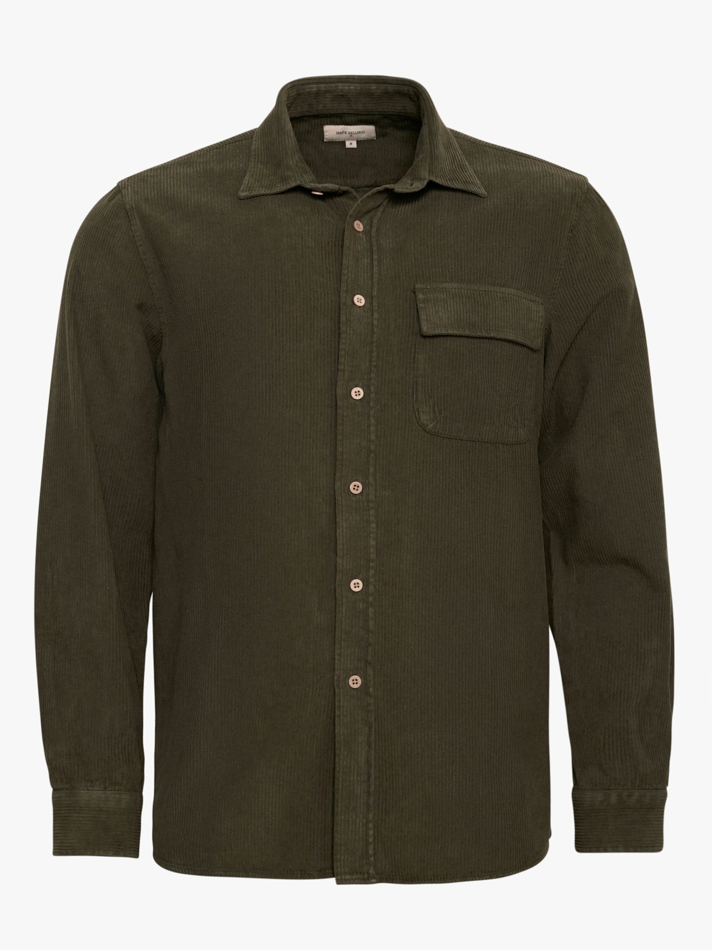 SOBRECAMISA VERDE REGULAR FIT MARK BELLUCCI