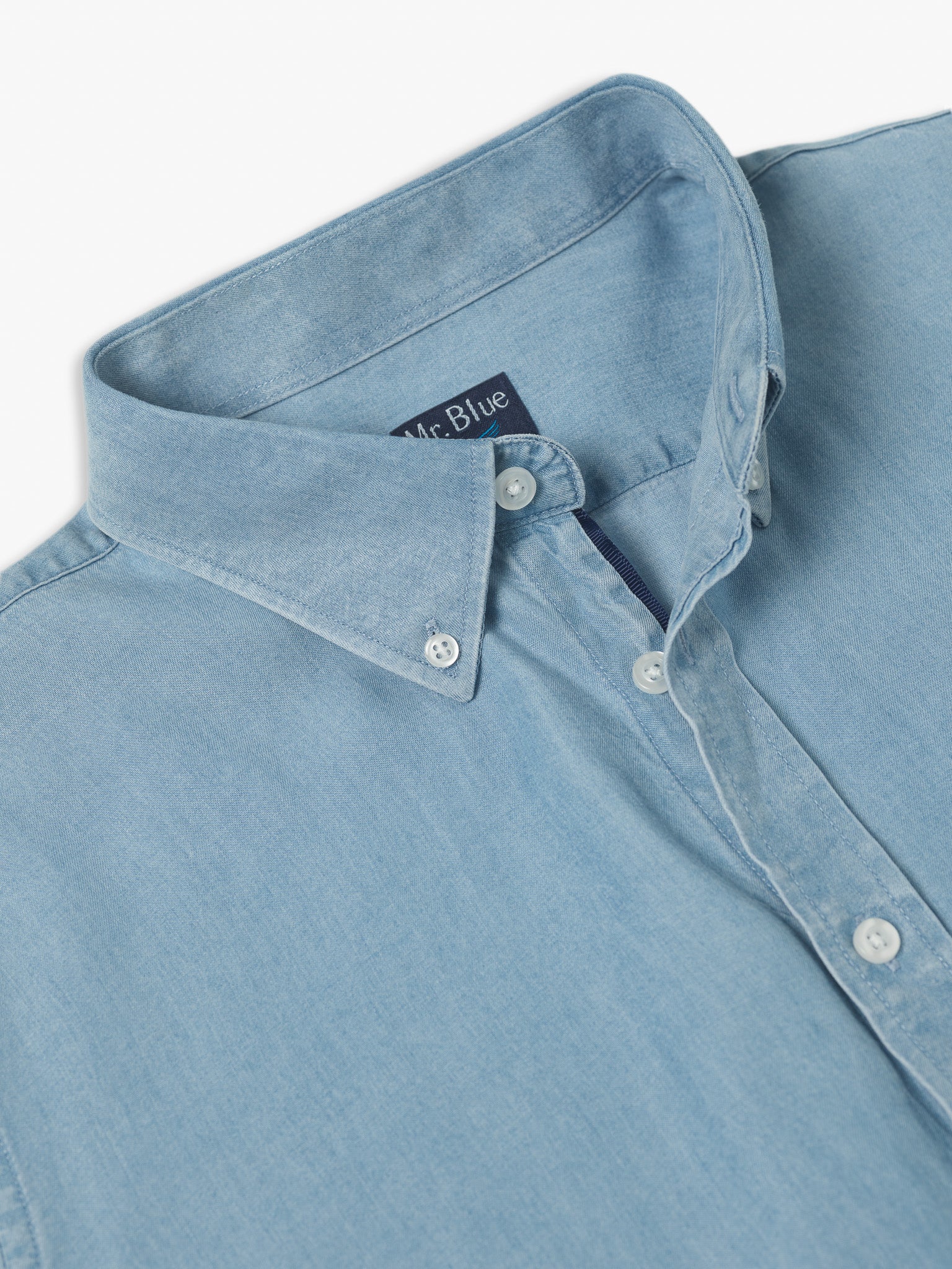 LONG SLEEVE GREEN SHIRT REGULAR FIT MR. BLUE