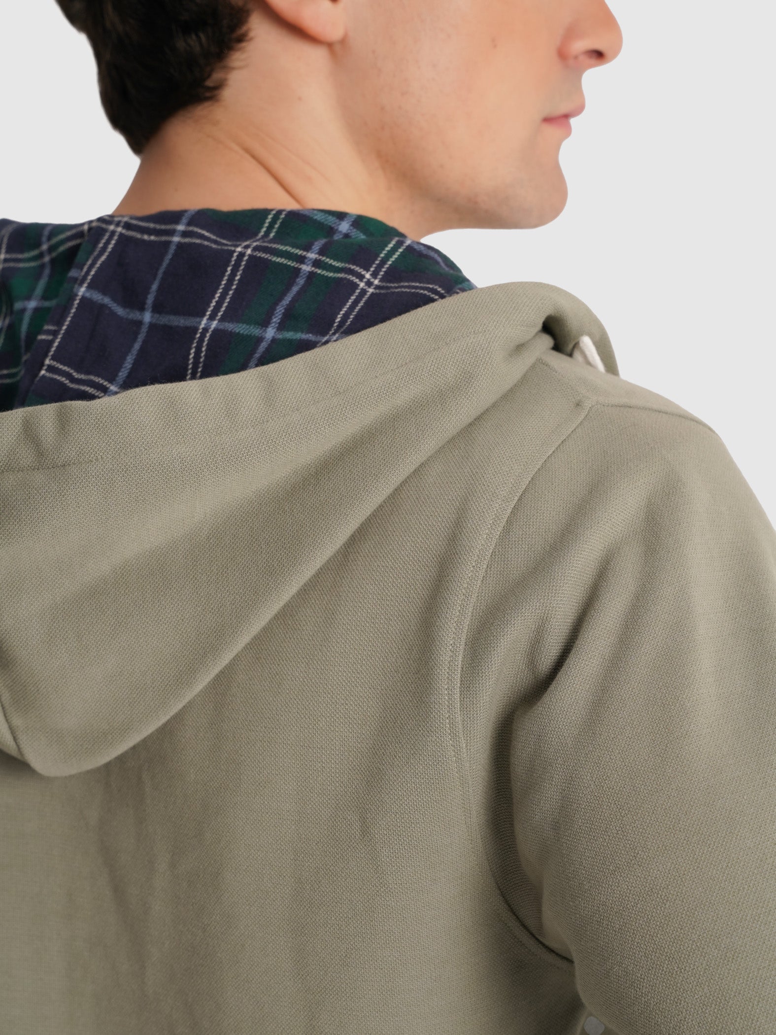 HOODIE VERDE REGULAR FIT MR. BLUE