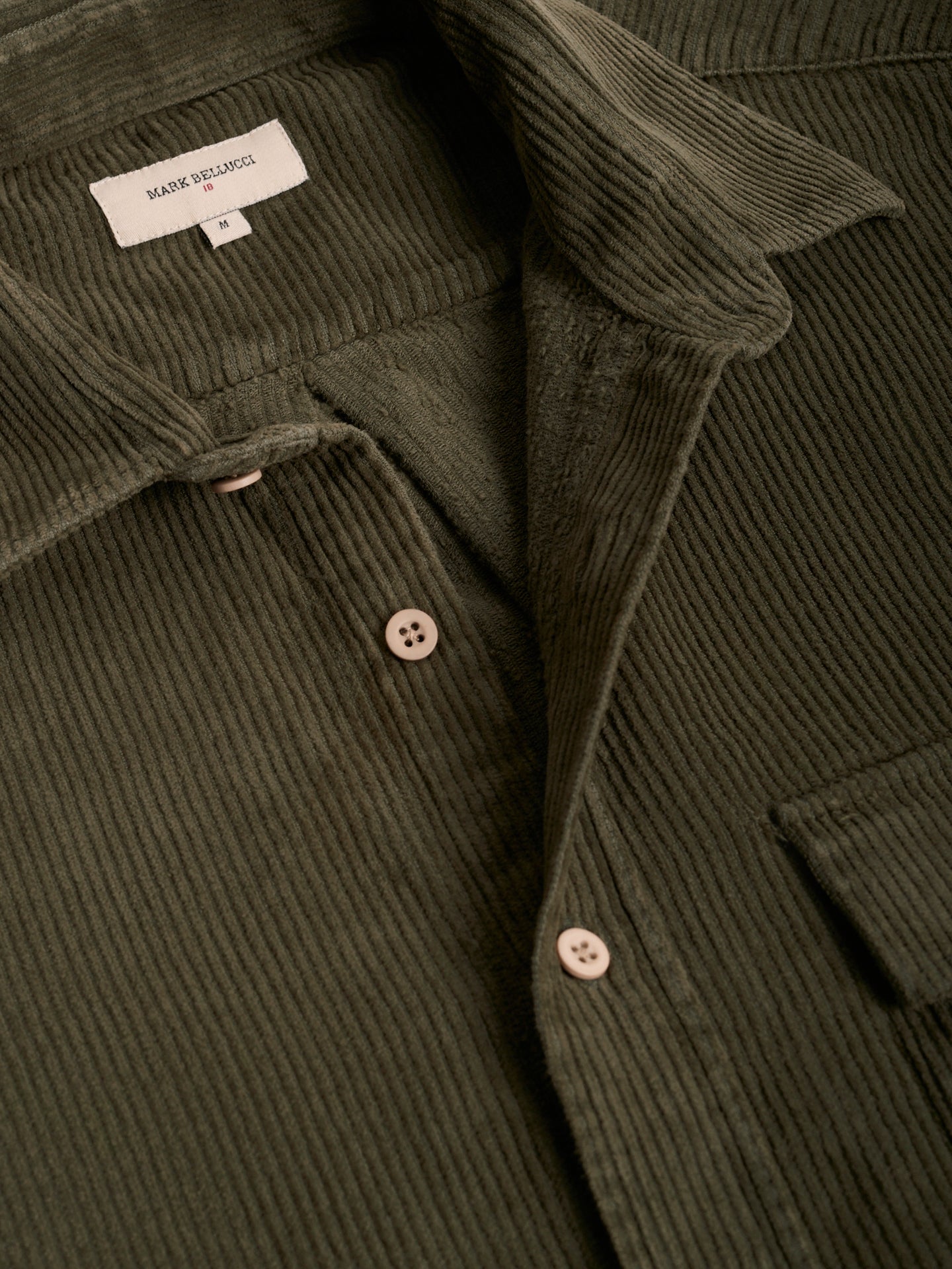 SOBRECAMISA VERDE REGULAR FIT MARK BELLUCCI