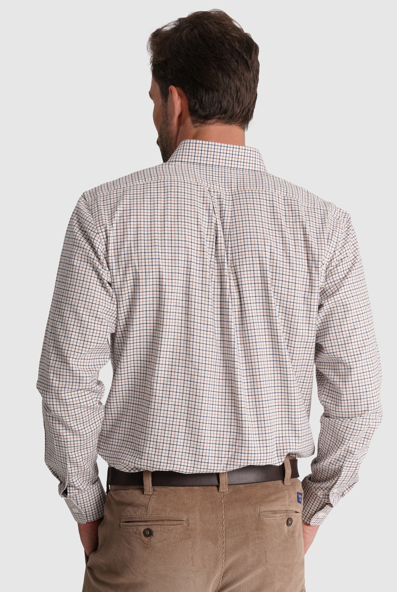 Camisa Algodão Azul Manga Comprida Regular Fit Mr. Blue