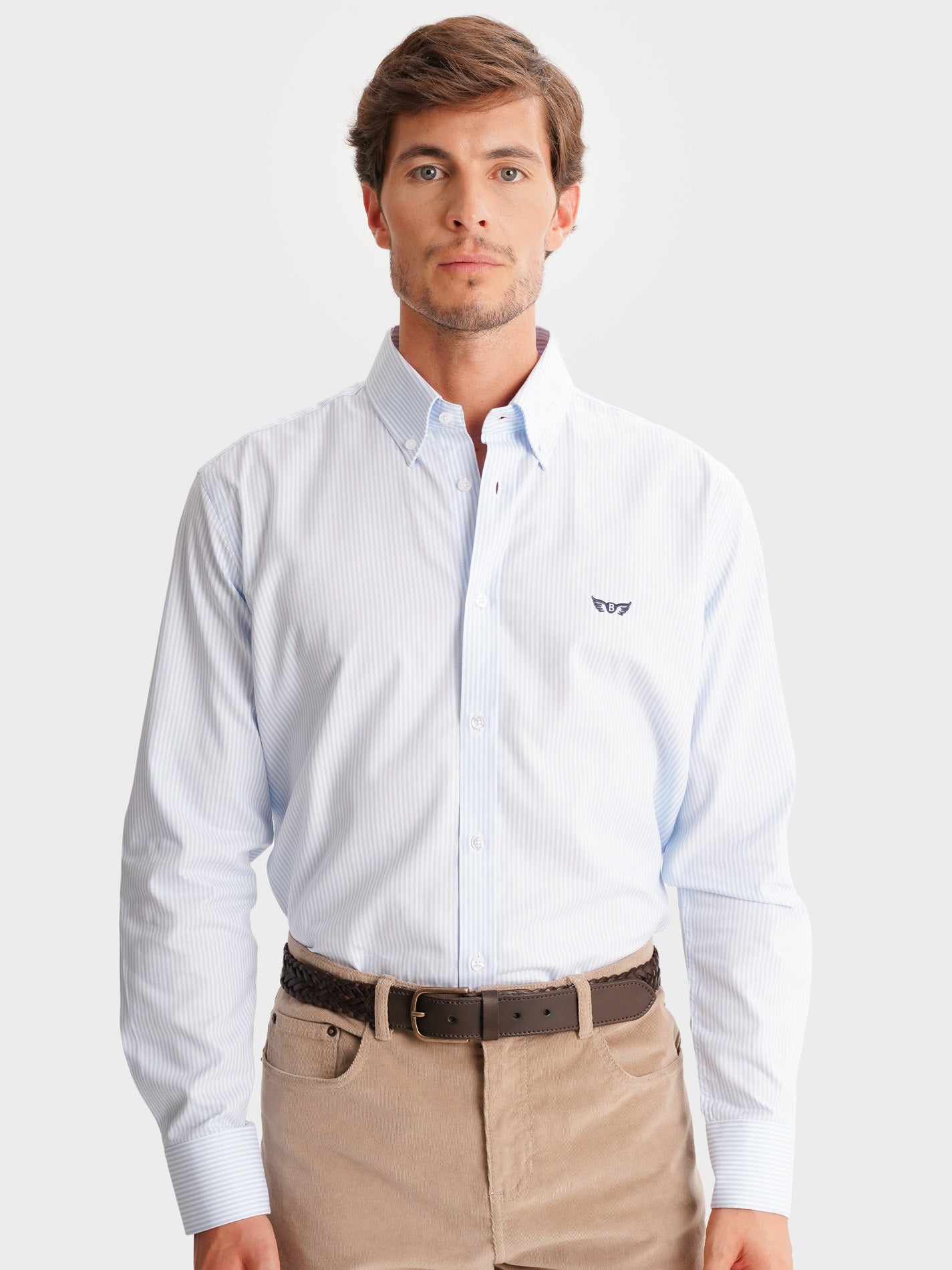 CAMISA AZUL REGULAR FIT MR. BLUE