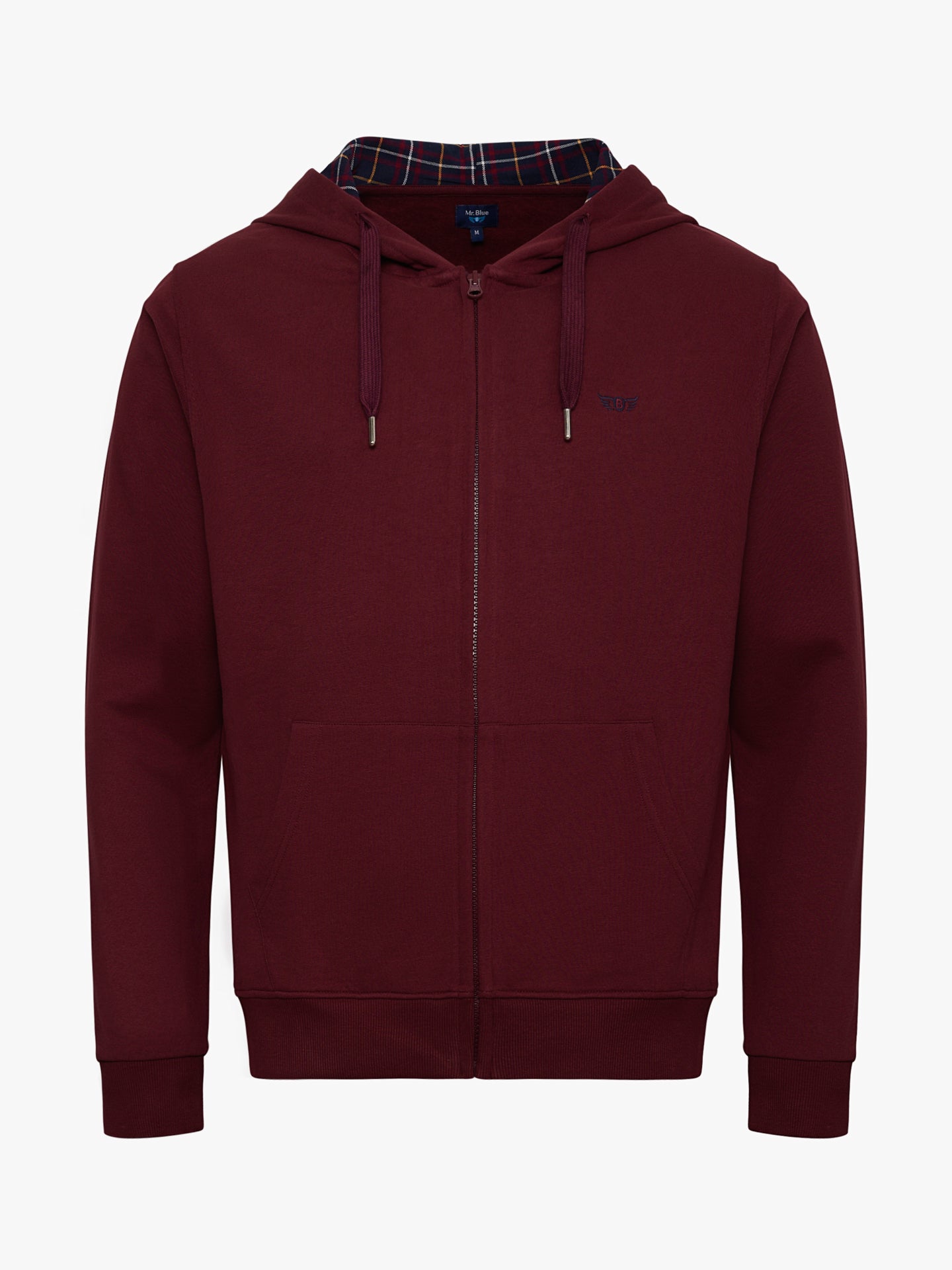 HOODIE BORDEAUX REGULAR FIT MR. BLUE