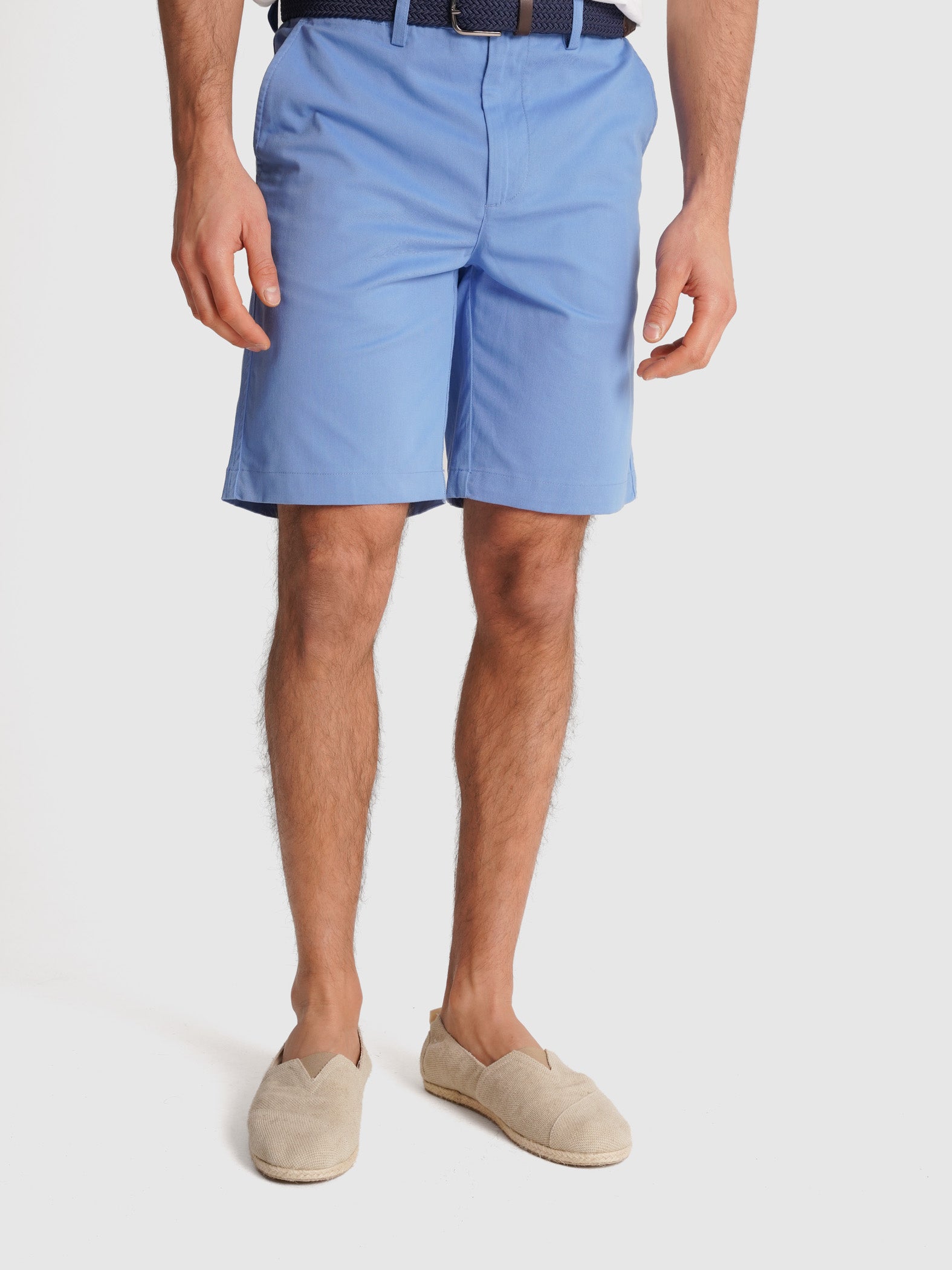 TWILL BLUE BERMUDA REGULAR FIT MR. BLUE