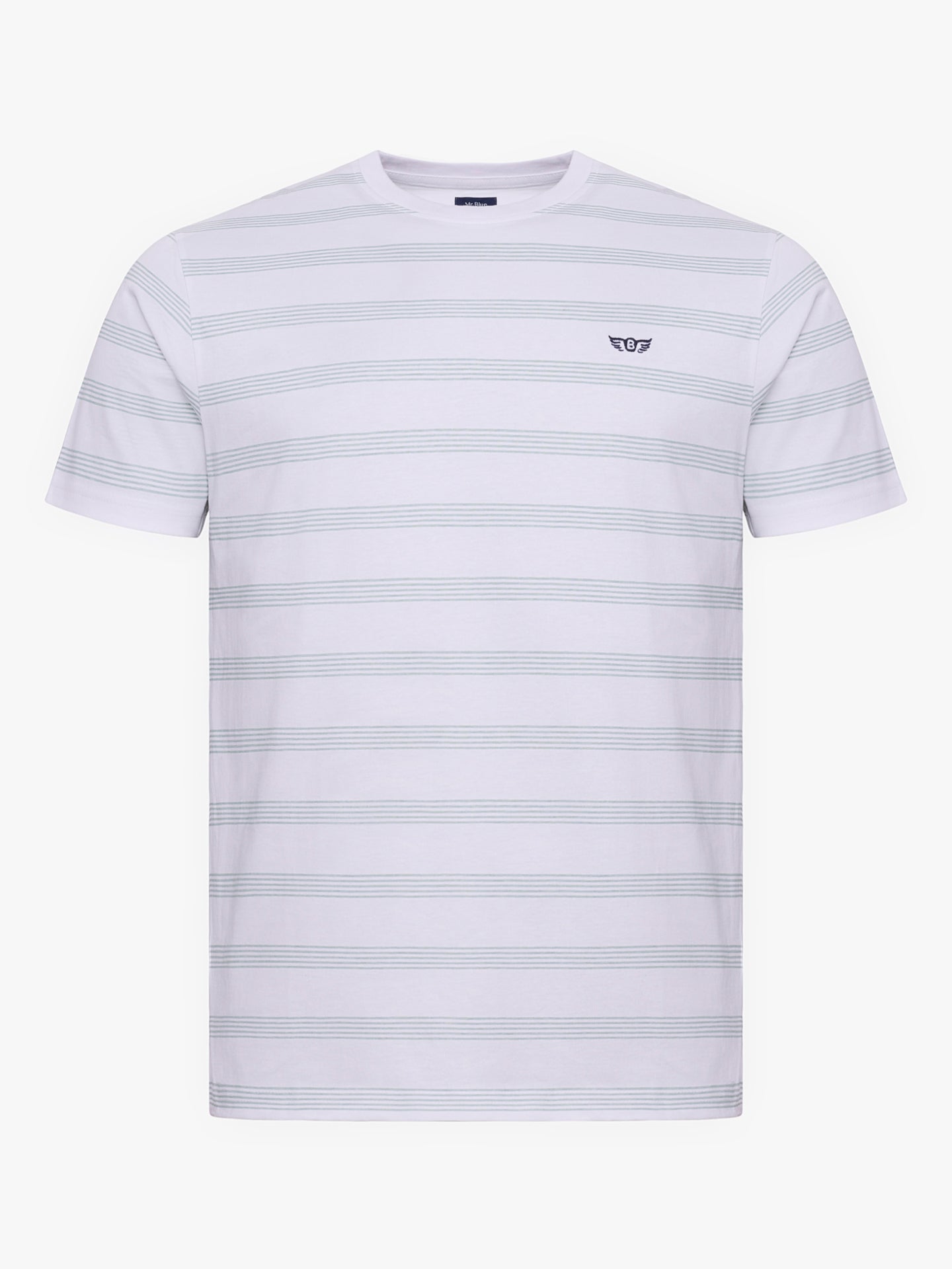 T-SHIRT ALGODÃO VERDE MANGA CURTA REGULAR FIT MR. BLUE