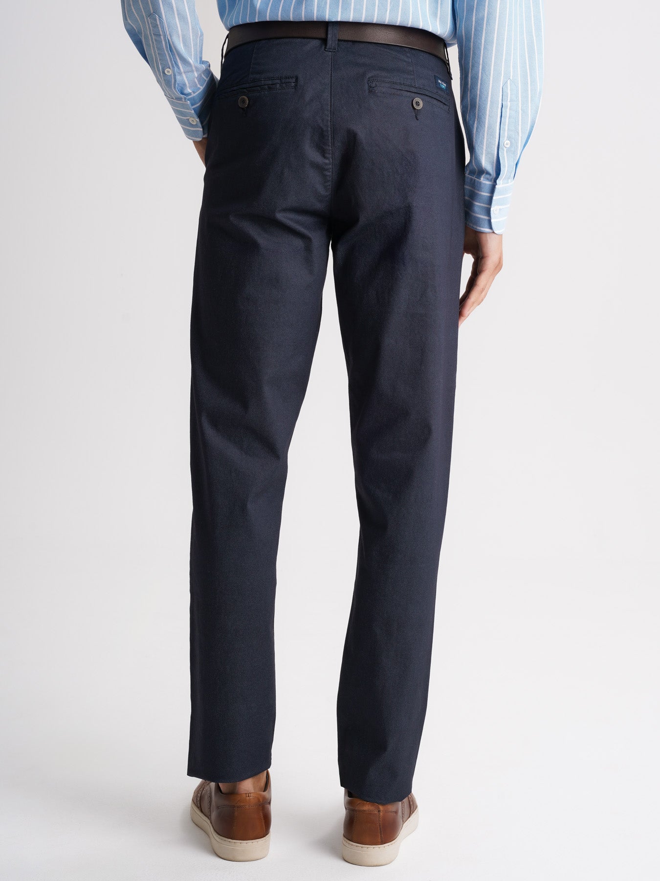 Calças Chinos Regular Fit Azuis Mr. Blue