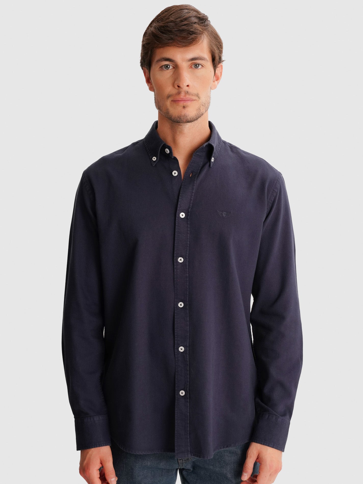 CAMISA AZUL REGULAR FIT MR. BLUE