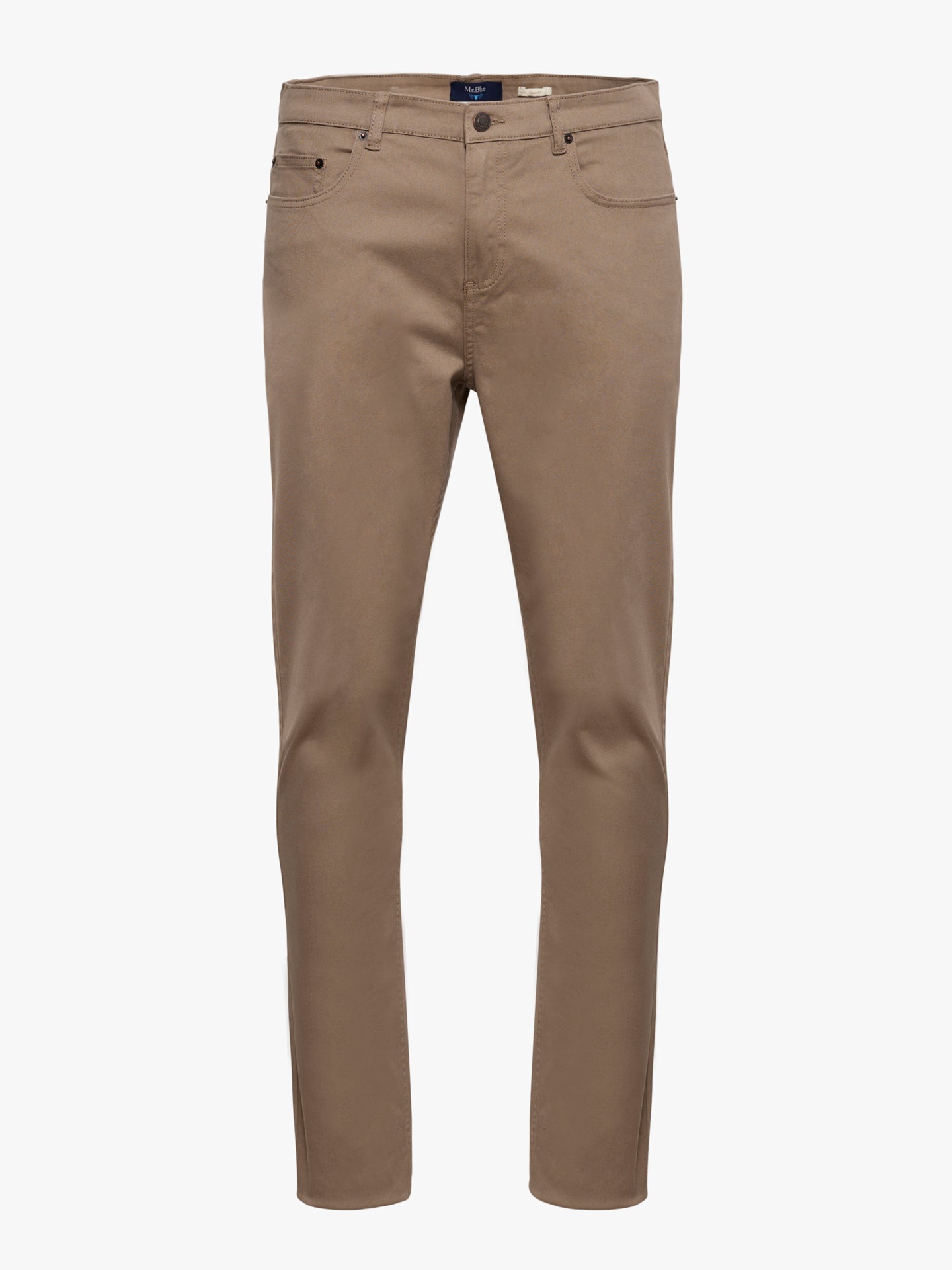 CALÇAS BEGES SLIM FIT MR. BLUE