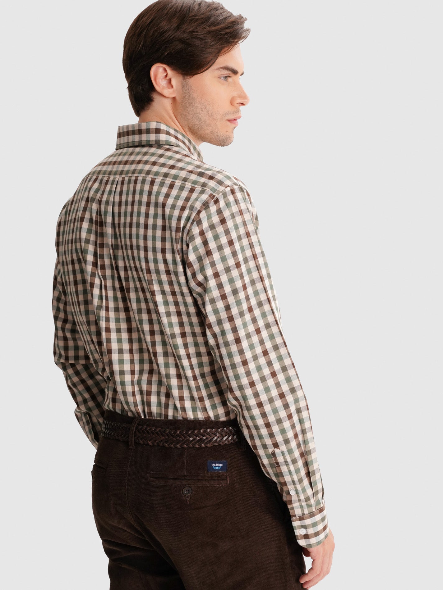 CAMISA VERDE REGULAR FIT MR. BLUE