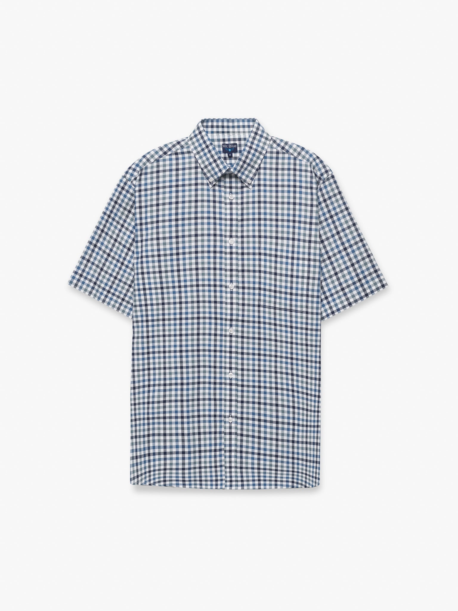 BLUE SHORT SLEEVE REGULAR FIT MR. BLUE