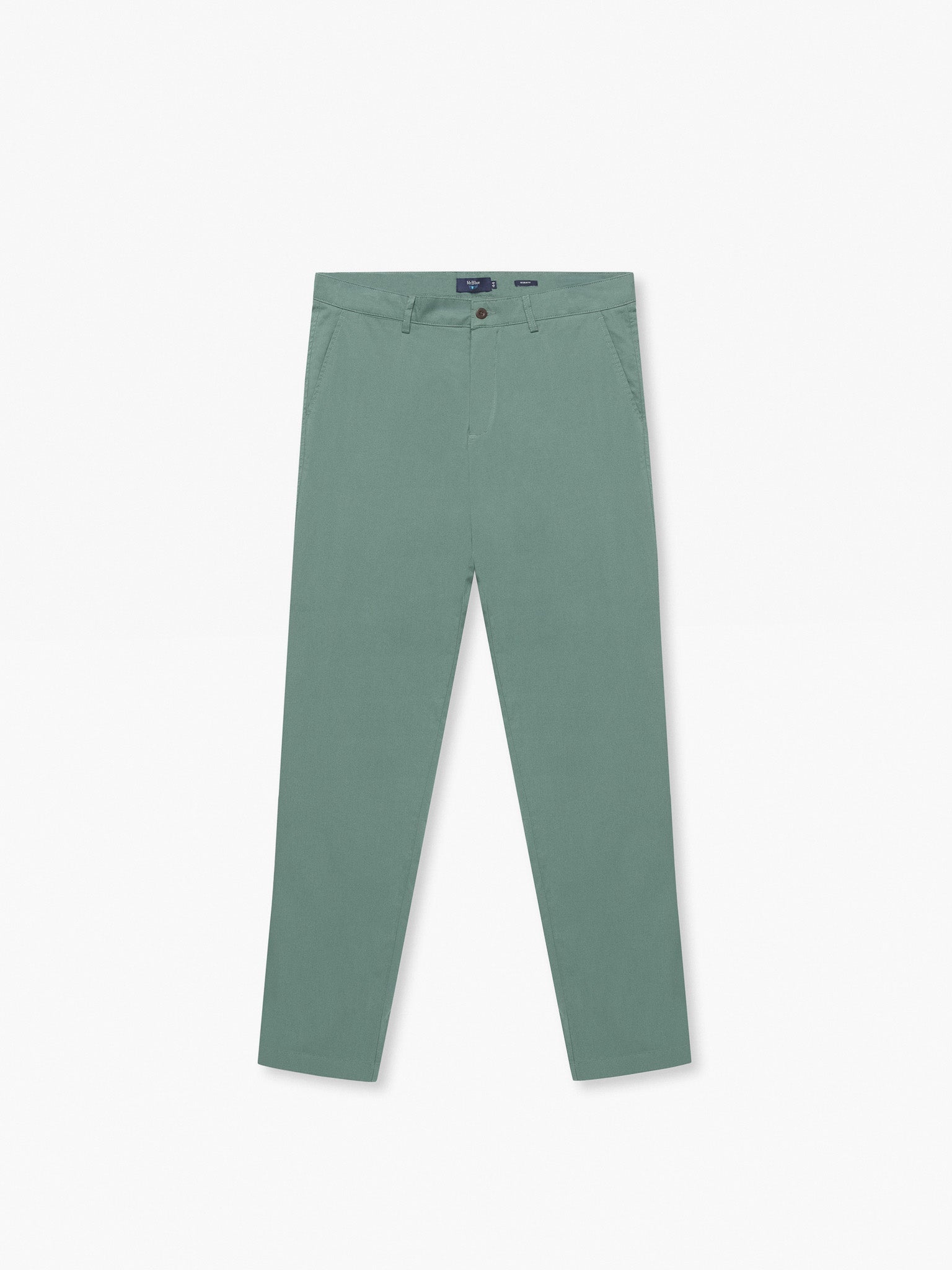 CALÇAS VERDES REGULAR FIT MR. BLUE