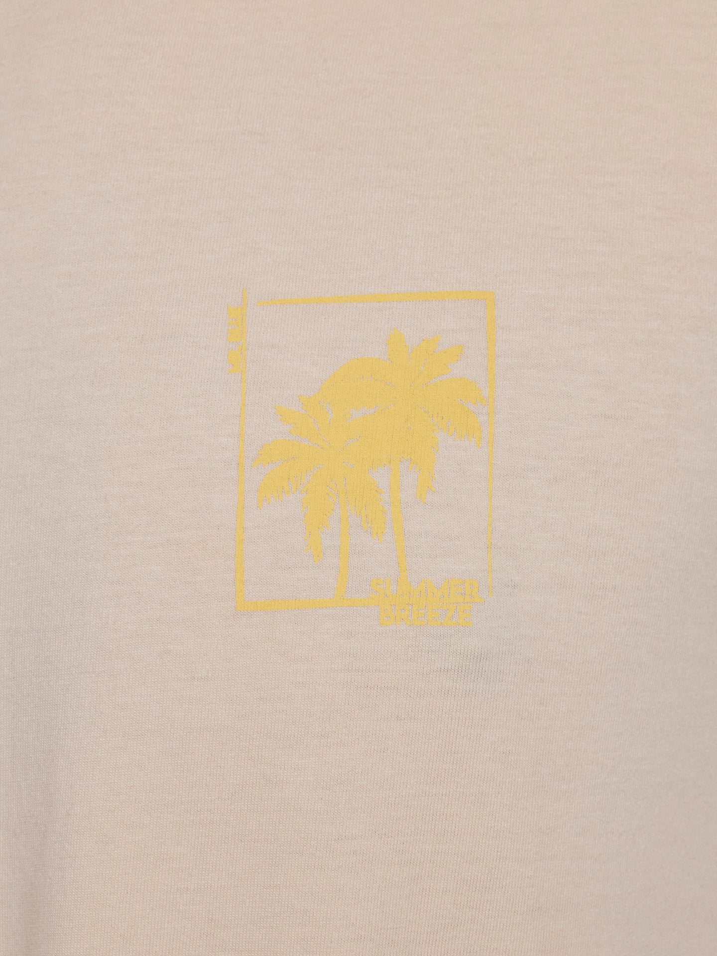 T-SHIRT ALGODÃO AMARELA MANGA CURTA REGULAR FIT MR. BLUE