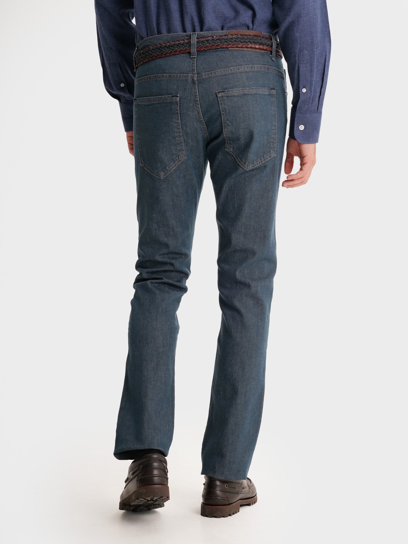 CALÇAS GANGA CINZENTAS SLIM FIT MR. BLUE