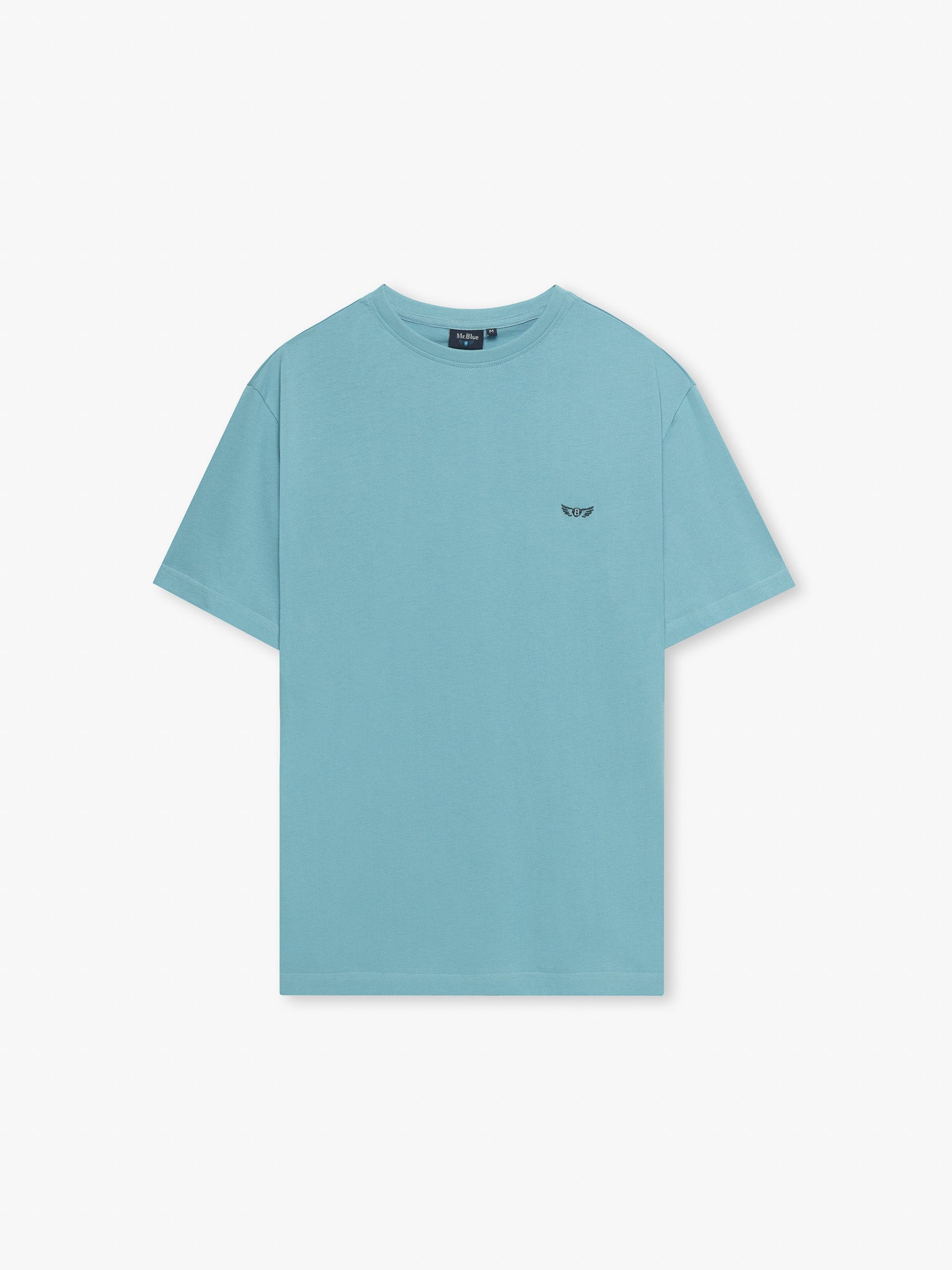 GREEN T-SHIRT SHORT SLEEVE REGULAR FIT MR. BLUE