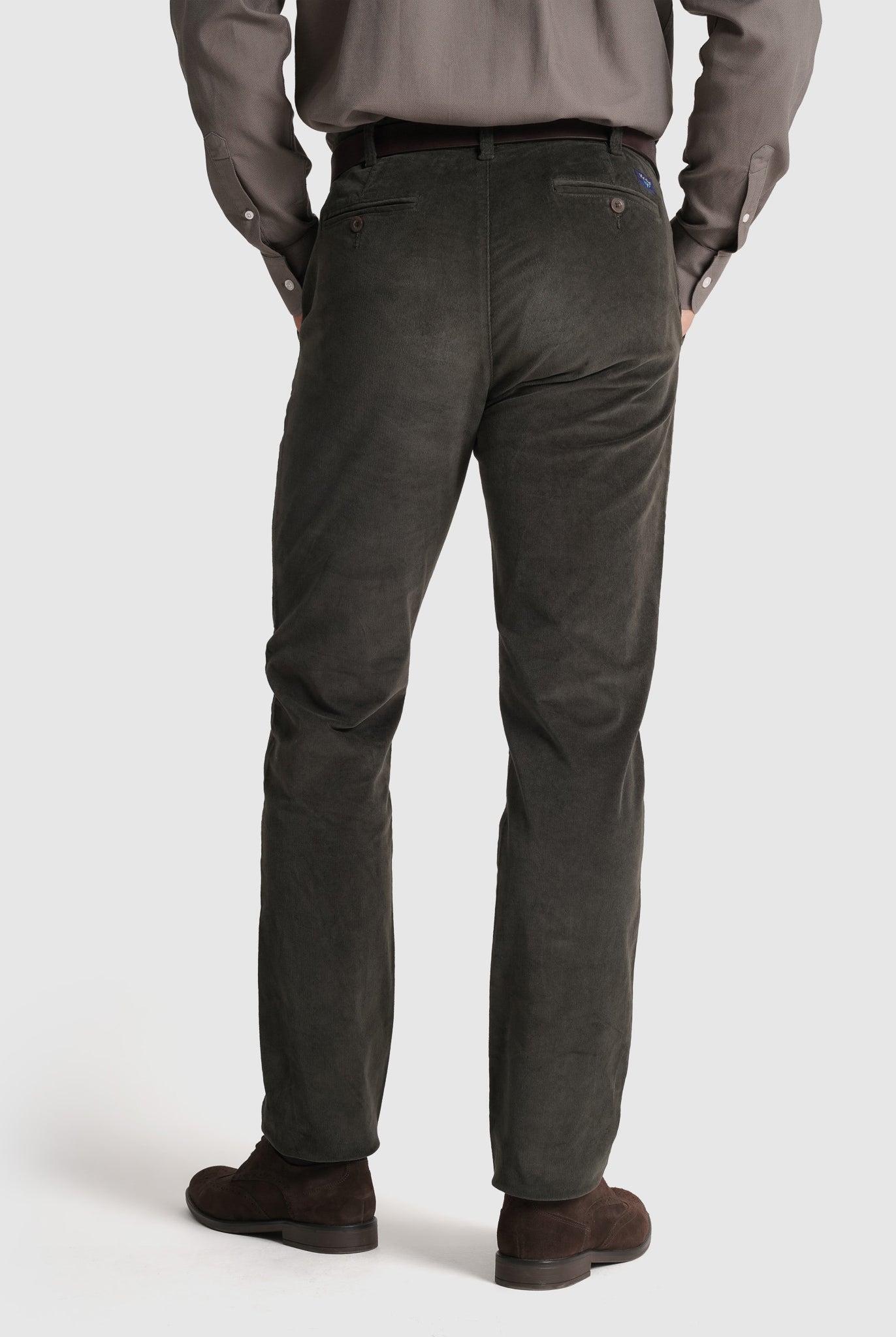 Calça Algodão Verdes Regular Fit Mr. Blue