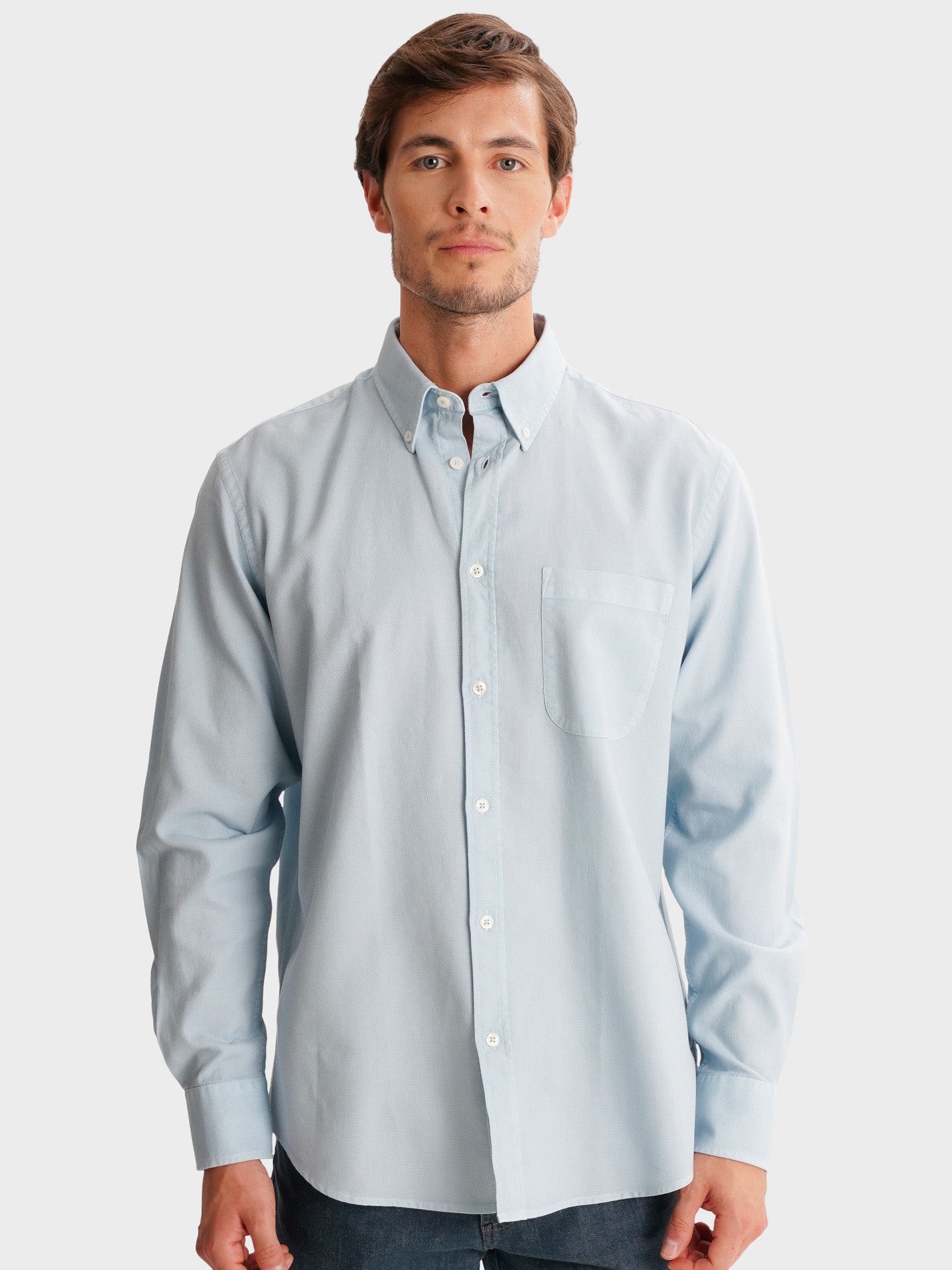 CAMISA AZUL REGULAR FIT MR. BLUE